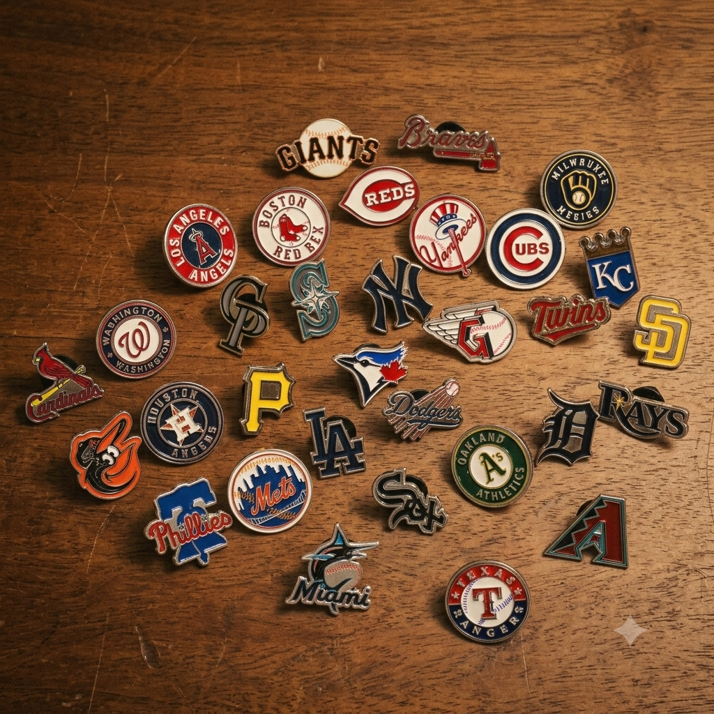 THE CAP PINS MLB