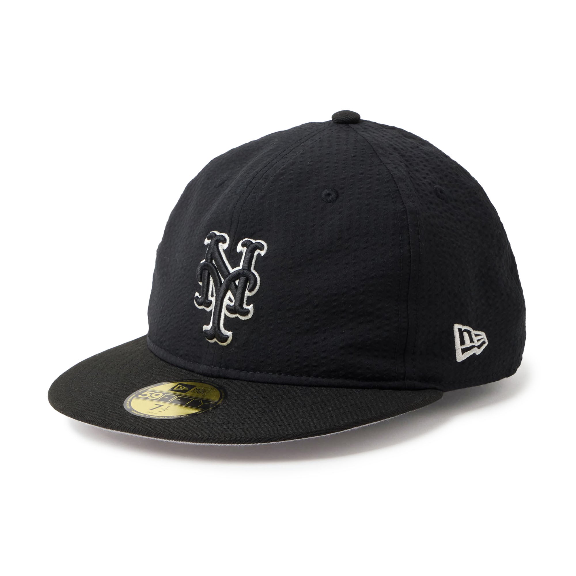 59FIFTY ソフトバックラム Seersucker ニューヨーク・メッツ ブラック