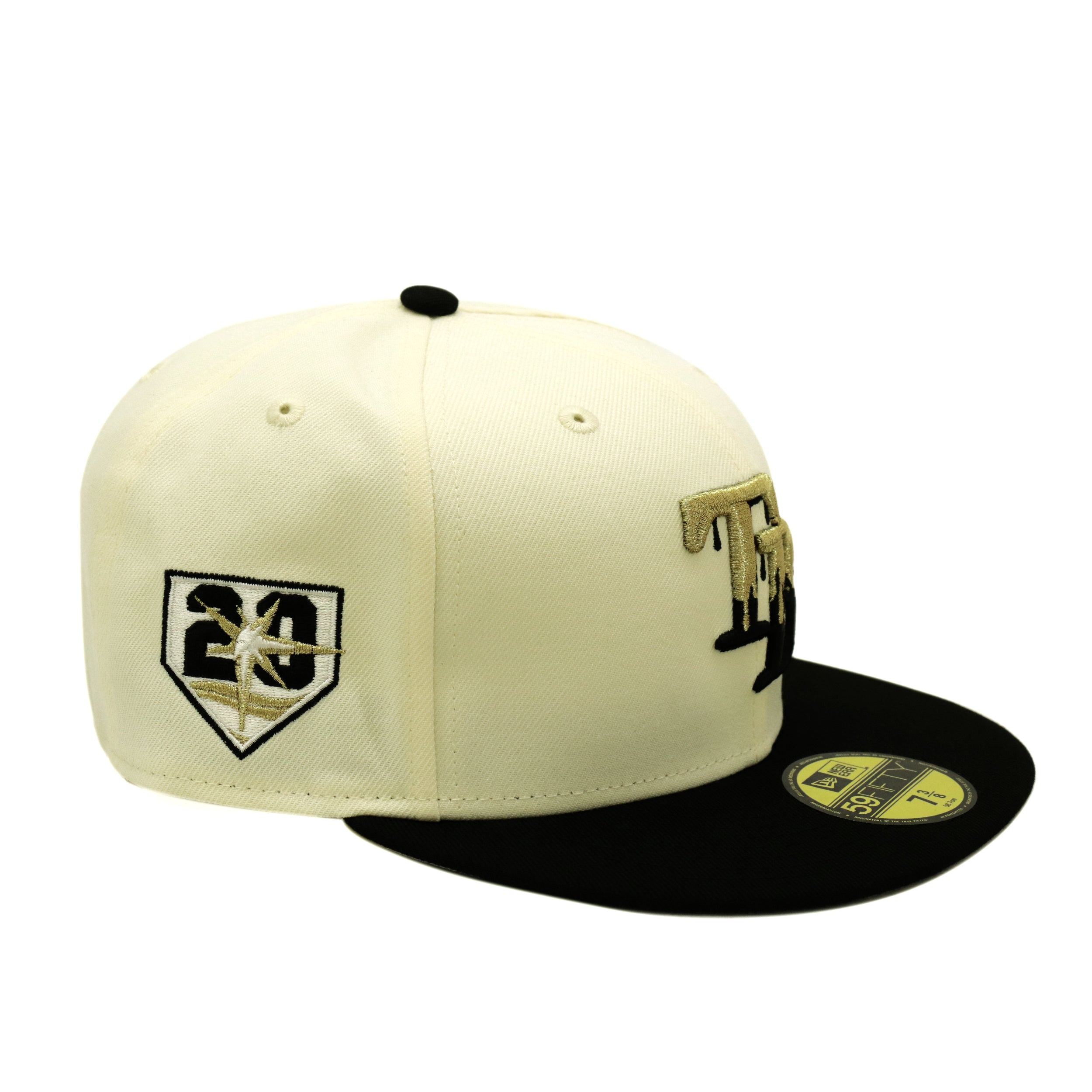THE CAP 59FIFTY Super Drip タンパベイ・レイズ クロムホワイト/ブラック