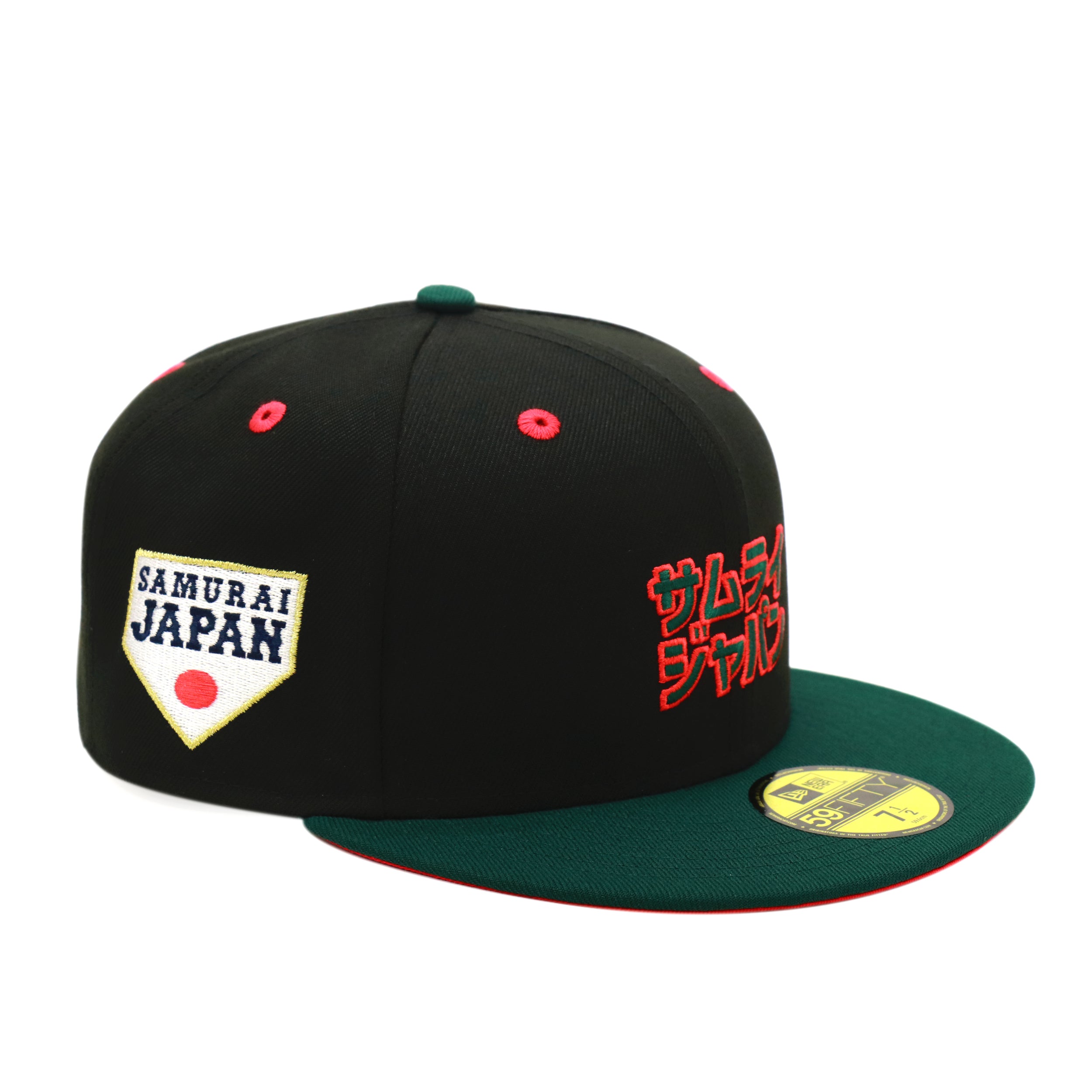 THE CAP 59FIFTY SAMURAI JAPAN カタカナ ブラック/ダークグリーン