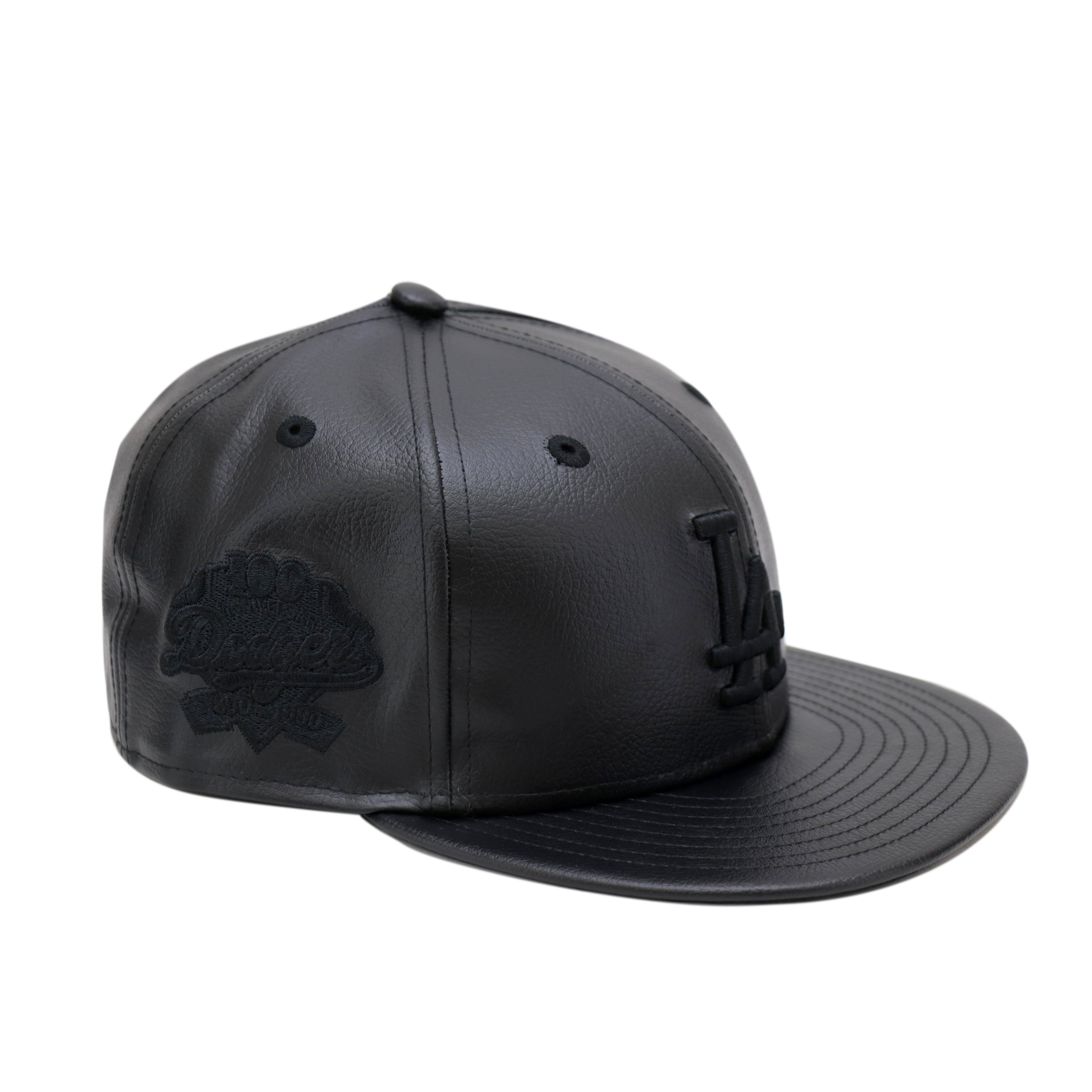 THE CAP 59FIFTY REFINED LEATHER Ⅱ ロサンゼルス・ドジャース ブラック