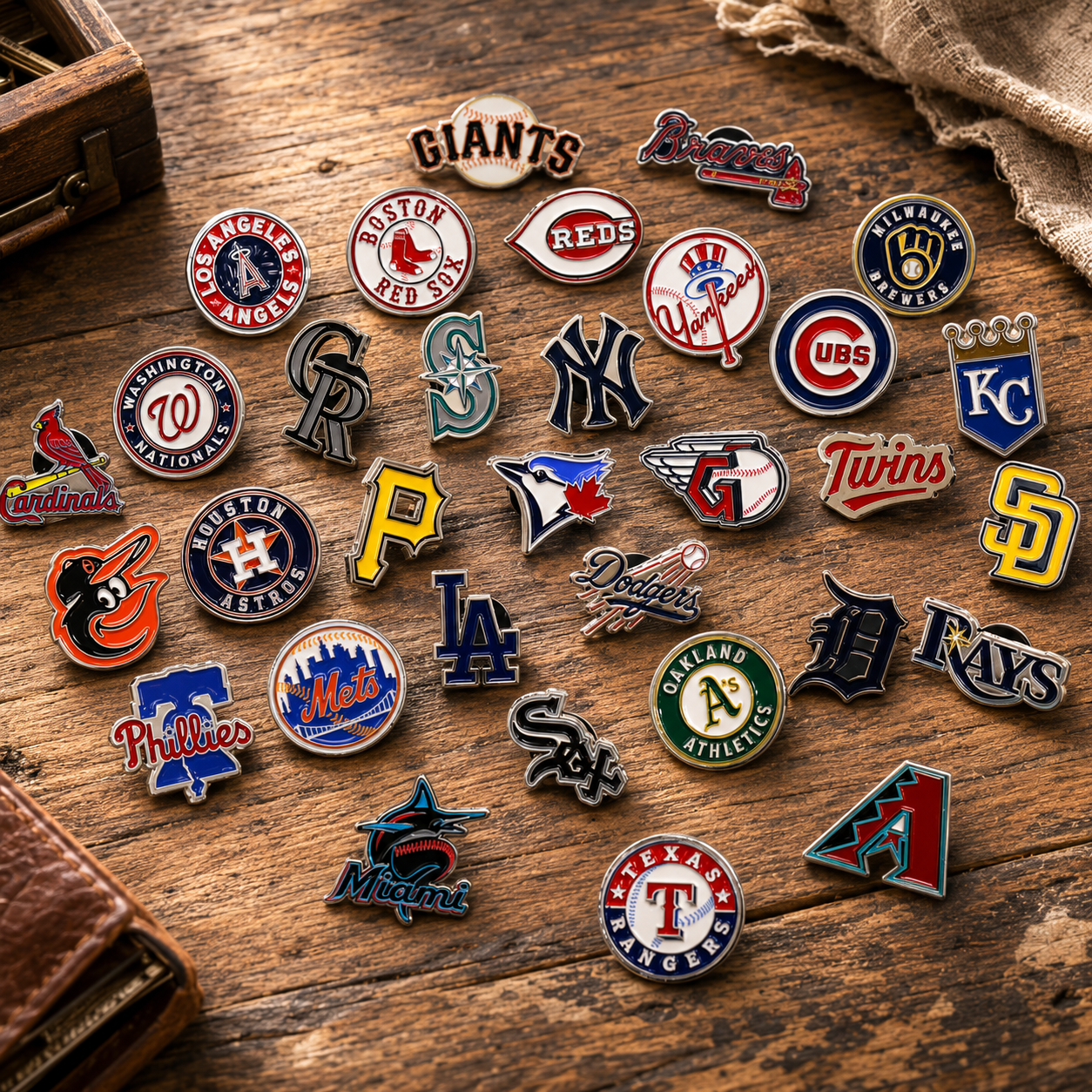 THE CAP PINS MLB