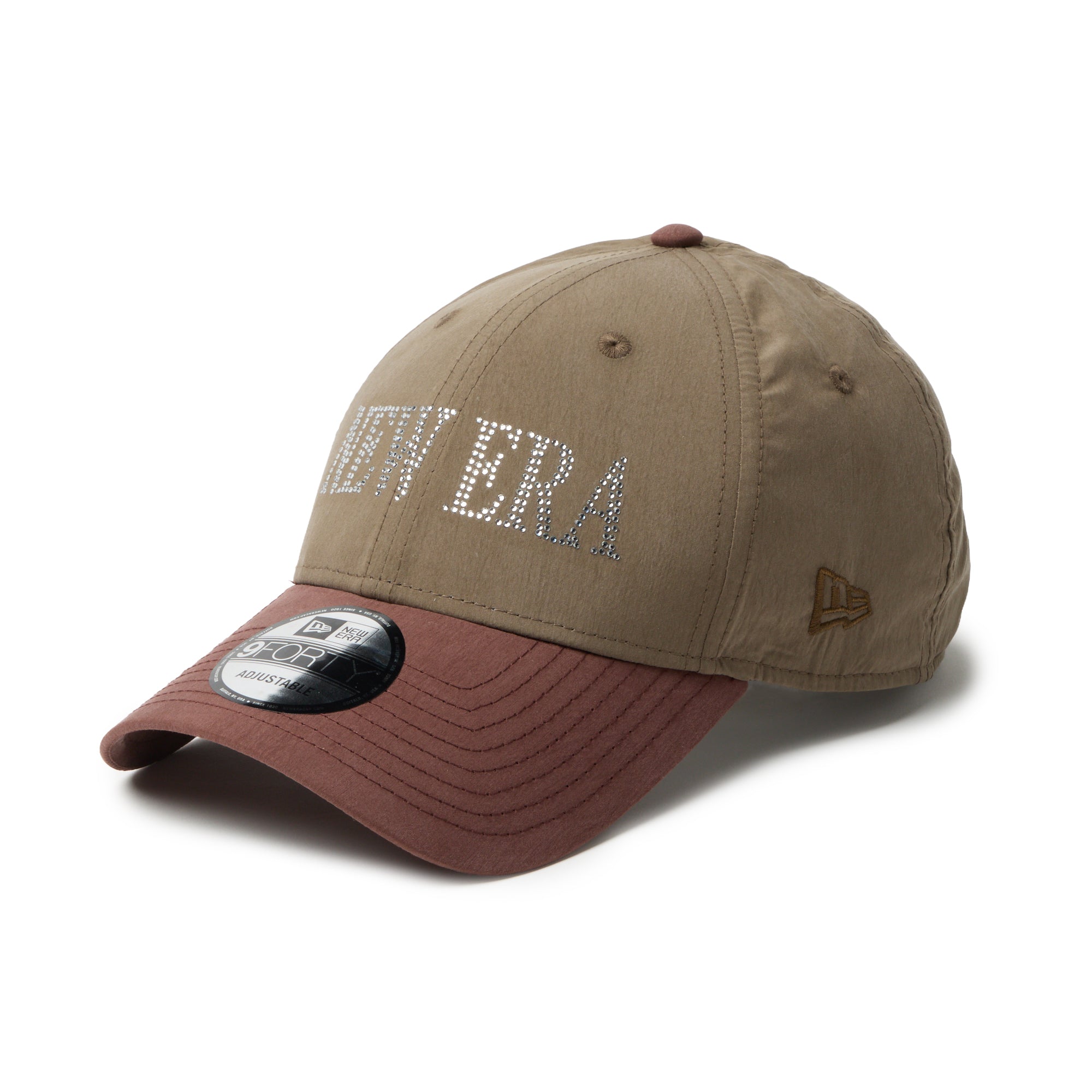 9FORTY NEW ERA Rhinestone ラインストーン モス/ブラウン – THE CAP