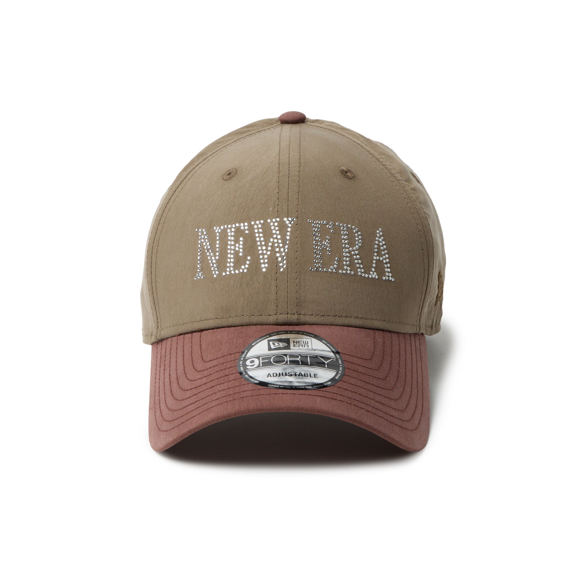 9FORTY NEW ERA Rhinestone ラインストーン モス/ブラウン – THE CAP