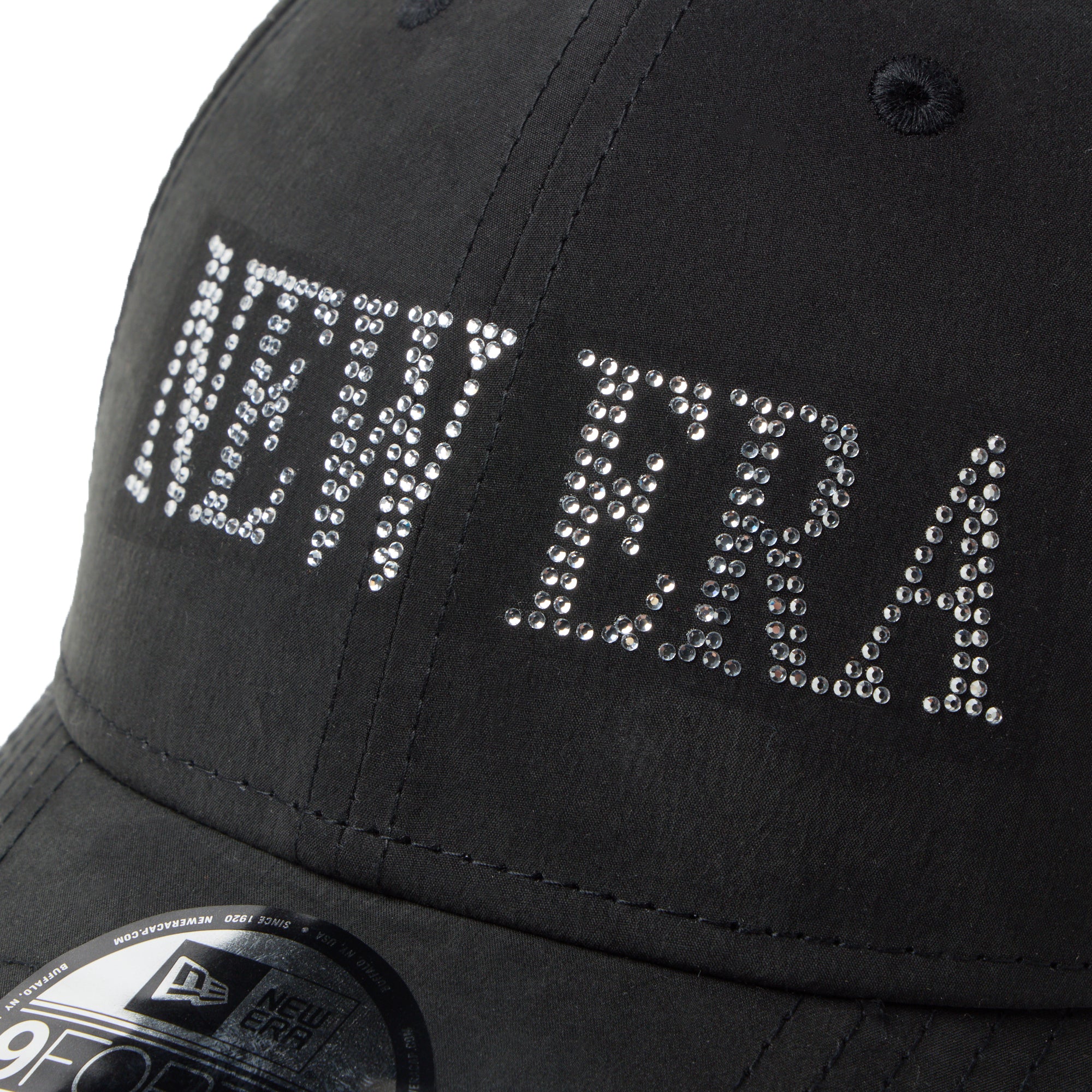 NEW ERA 9FORTY ラインストーン 完売品 9FORTY Rhinestone ラインストーン ニューヨーク・ヤンキース グレー