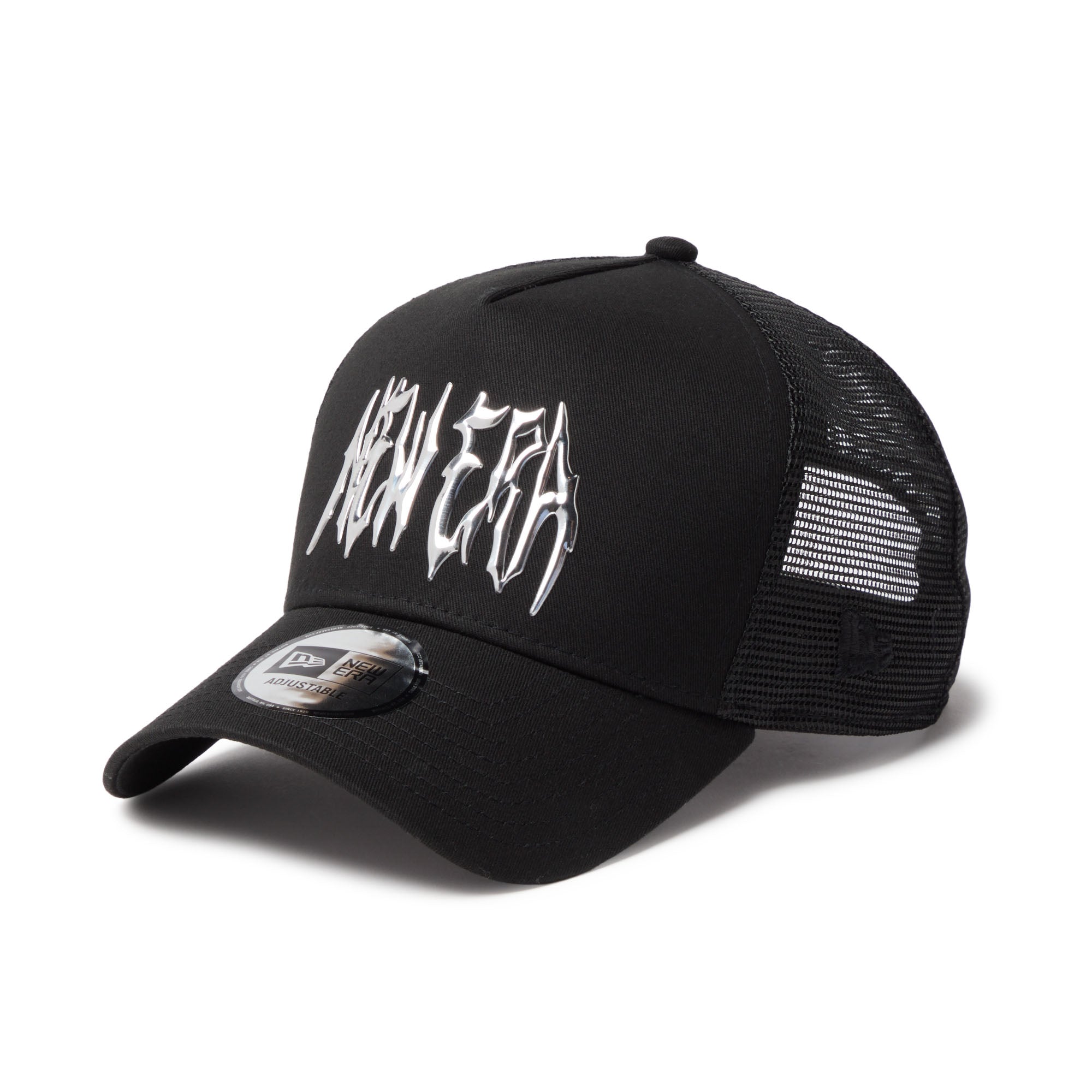 9FORTY A-Frame トラッカー スラッシュロゴ TPUロゴ ブラック – THE CAP