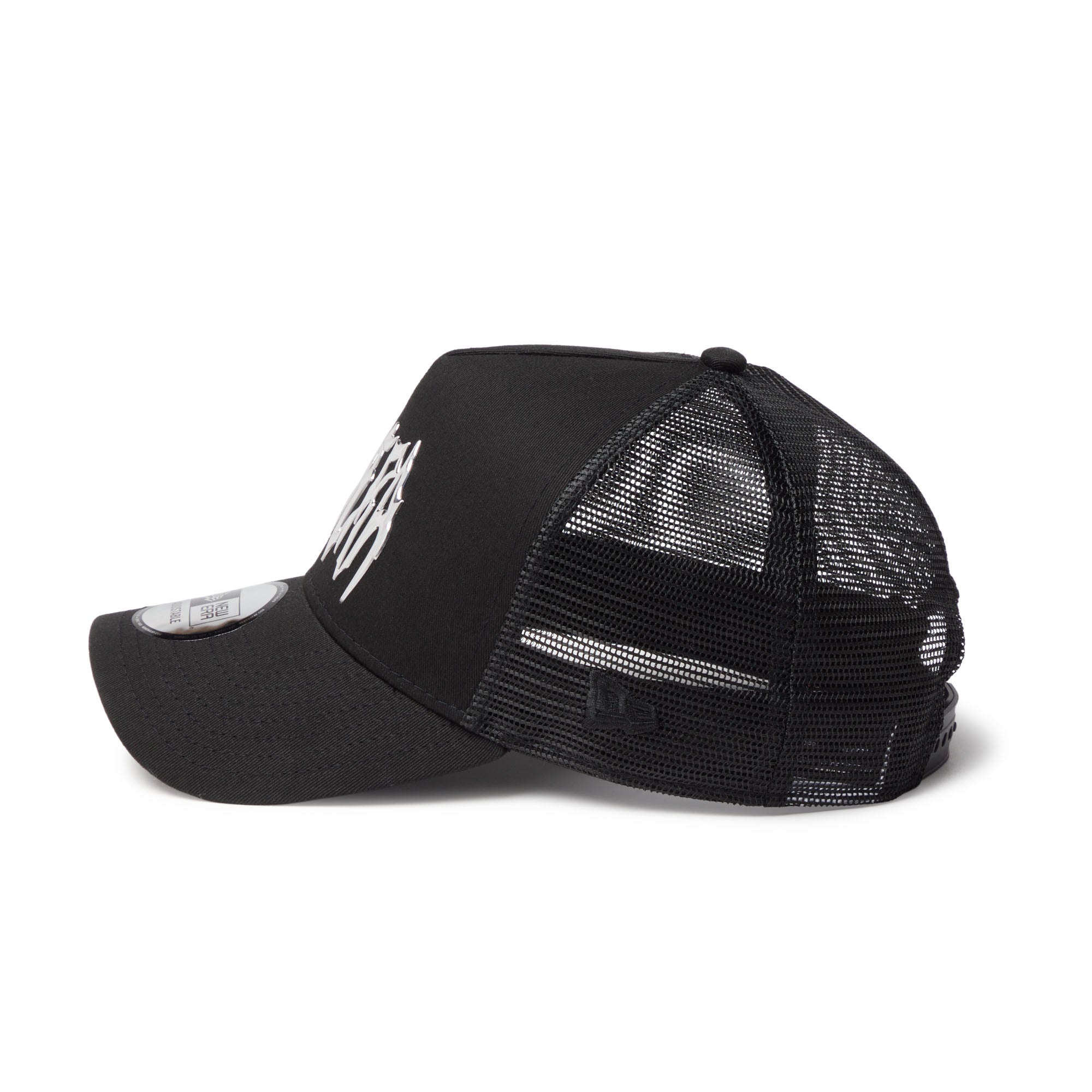 9FORTY A-Frame トラッカー スラッシュロゴ TPUロゴ ブラック – THE CAP