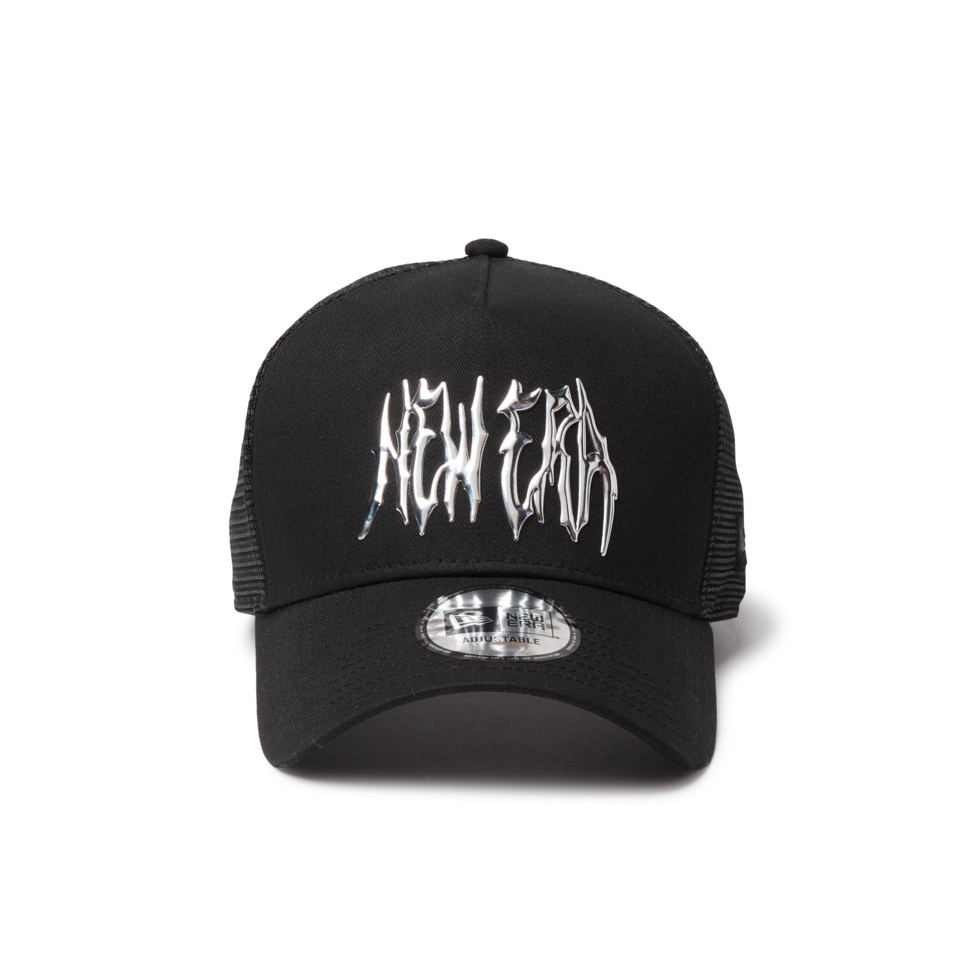 9FORTY A-Frame トラッカー スラッシュロゴ TPUロゴ ブラック – THE CAP