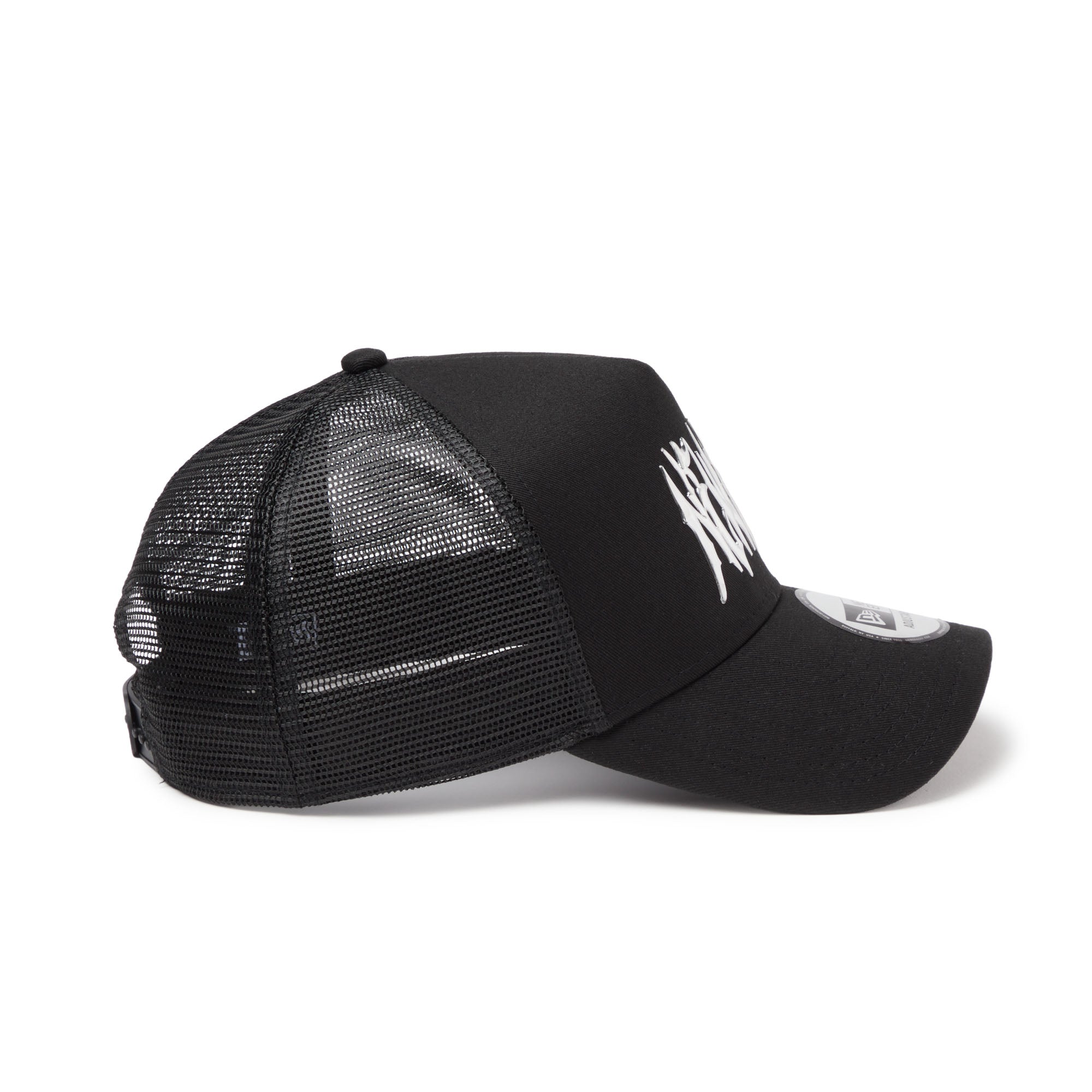9FORTY A-Frame トラッカー スラッシュロゴ TPUロゴ ブラック – THE CAP