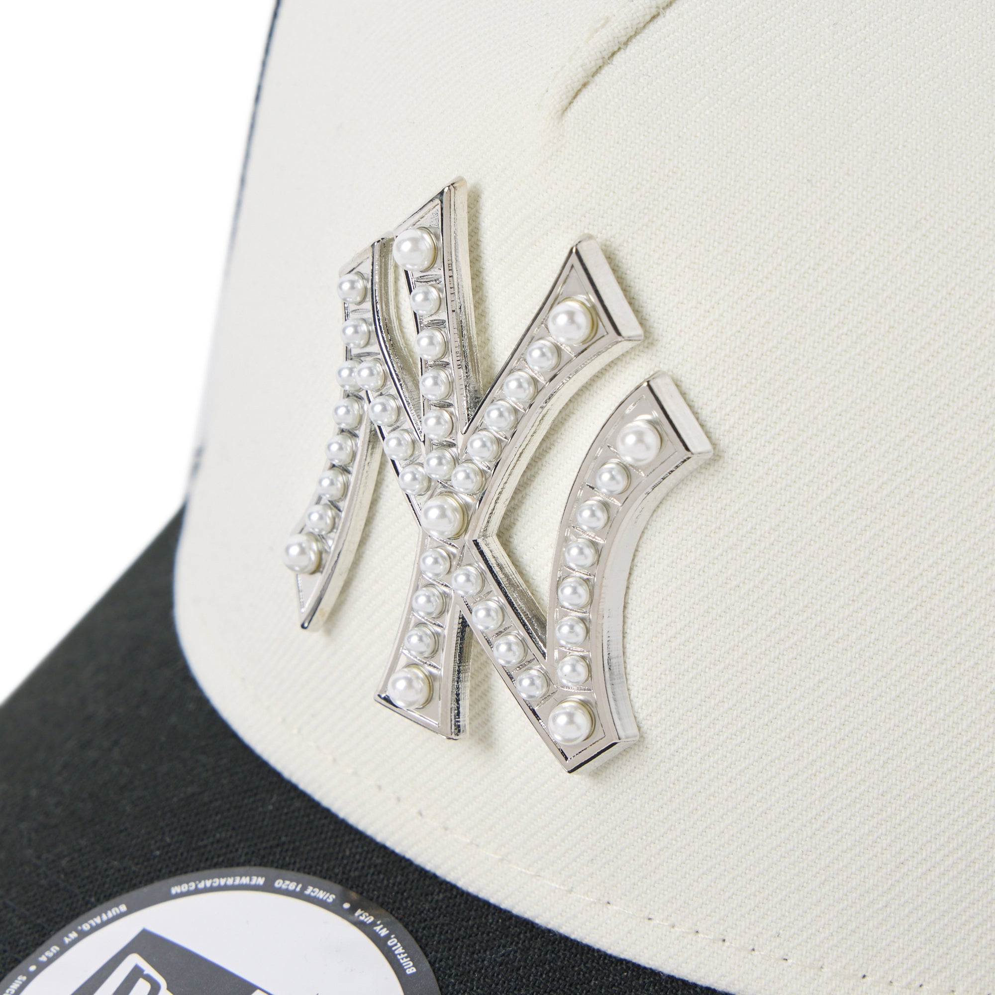 NEW ERA 9FORTY A-Frame パール ニューヨークヤンキース 9FORTY A-Frame MLB Pearl Badge ニューヨーク・ヤンキース ブラック