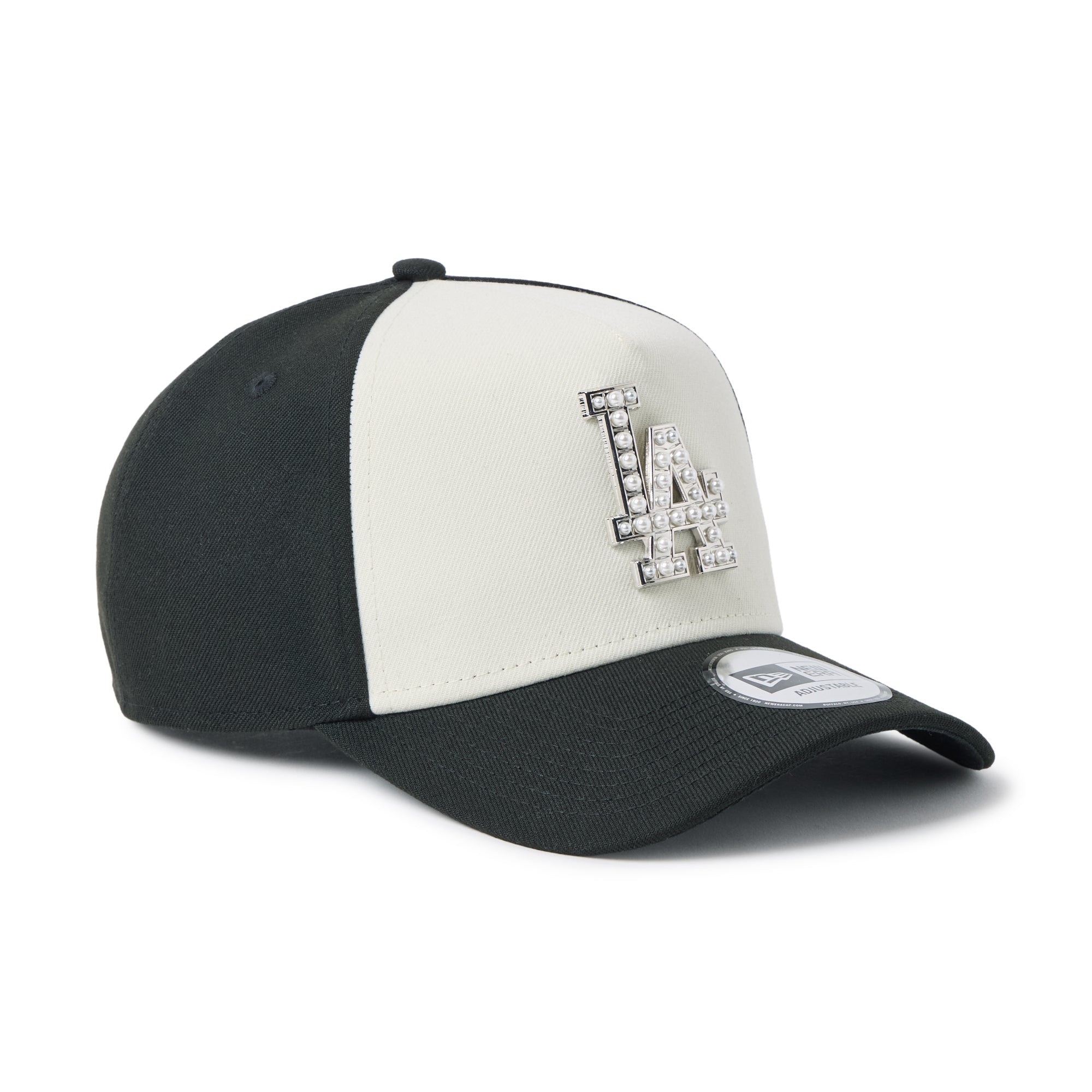 9FORTY A-Frame MLB パールバッジ ブラッククロームホワイト 9FORTY A-Frame MLB Pearl Badge ロサンゼルス・ドジャース ブラック