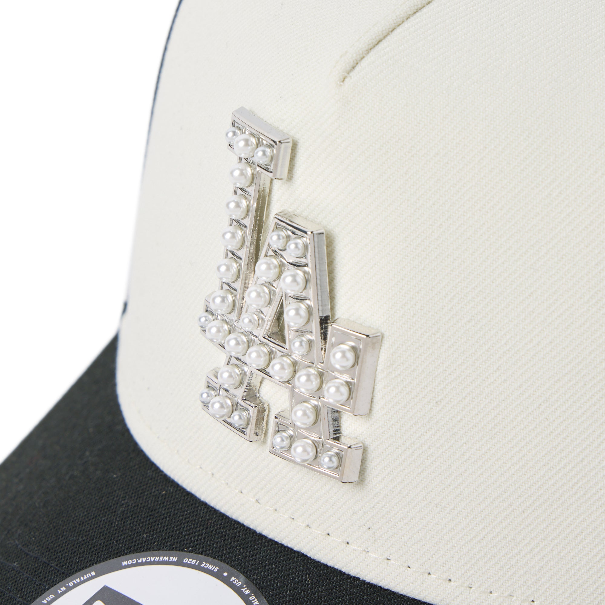 ニューエラ 9FORTY A-Frame MLB パール バッジ ドジャース 9FORTY A-Frame MLB Pearl Badge ロサンゼルス・ドジャース ブラック