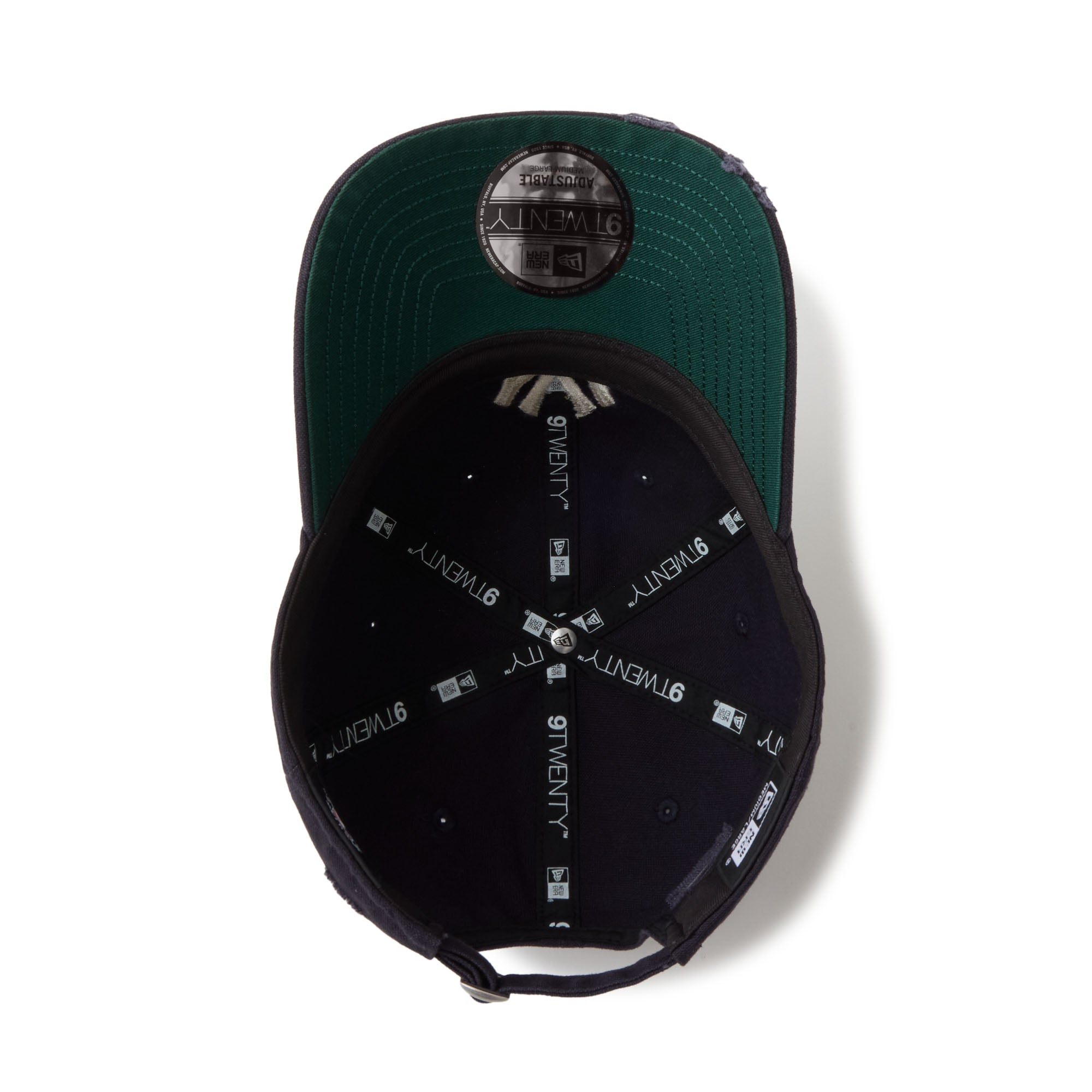 お客ページ 9TWENTY MLB Visor Logo バイザーロゴ ダメージ ニューヨーク