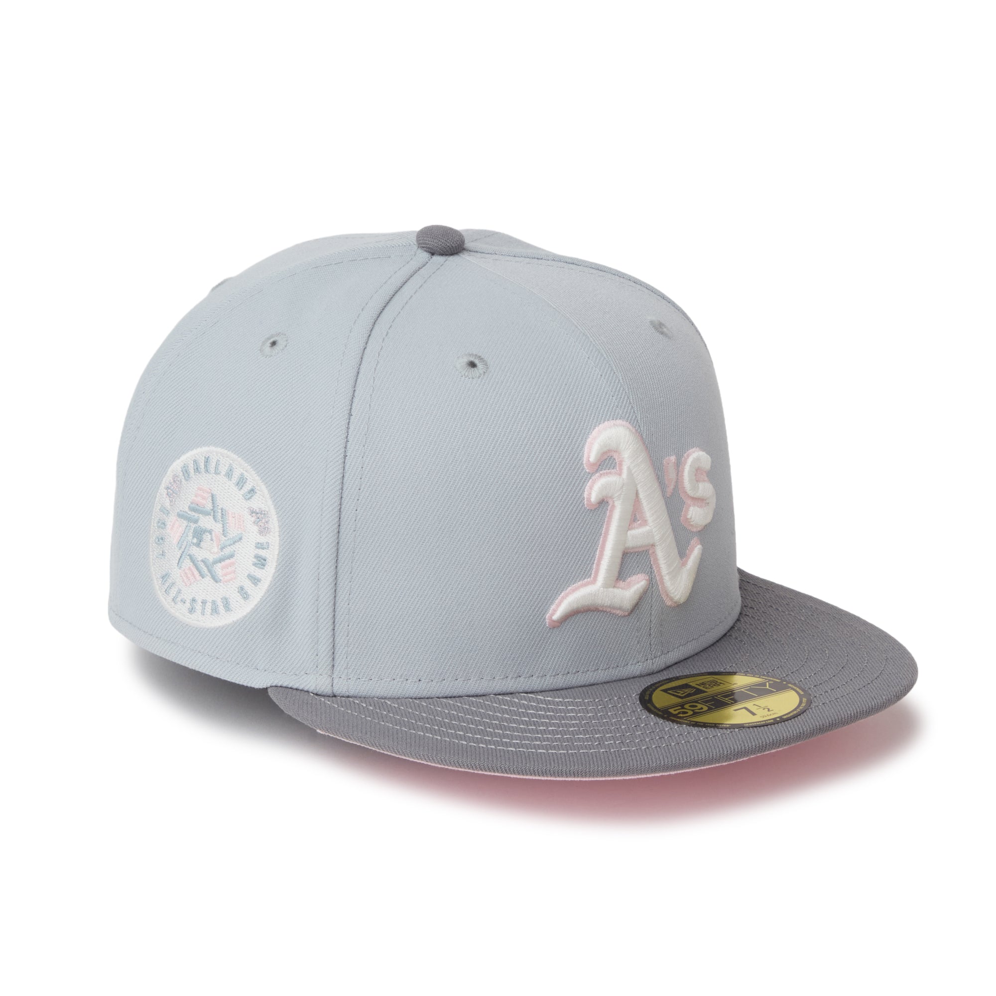 59FIFTY Sakuranagashi オークランド・アスレチックス グレー – THE CAP
