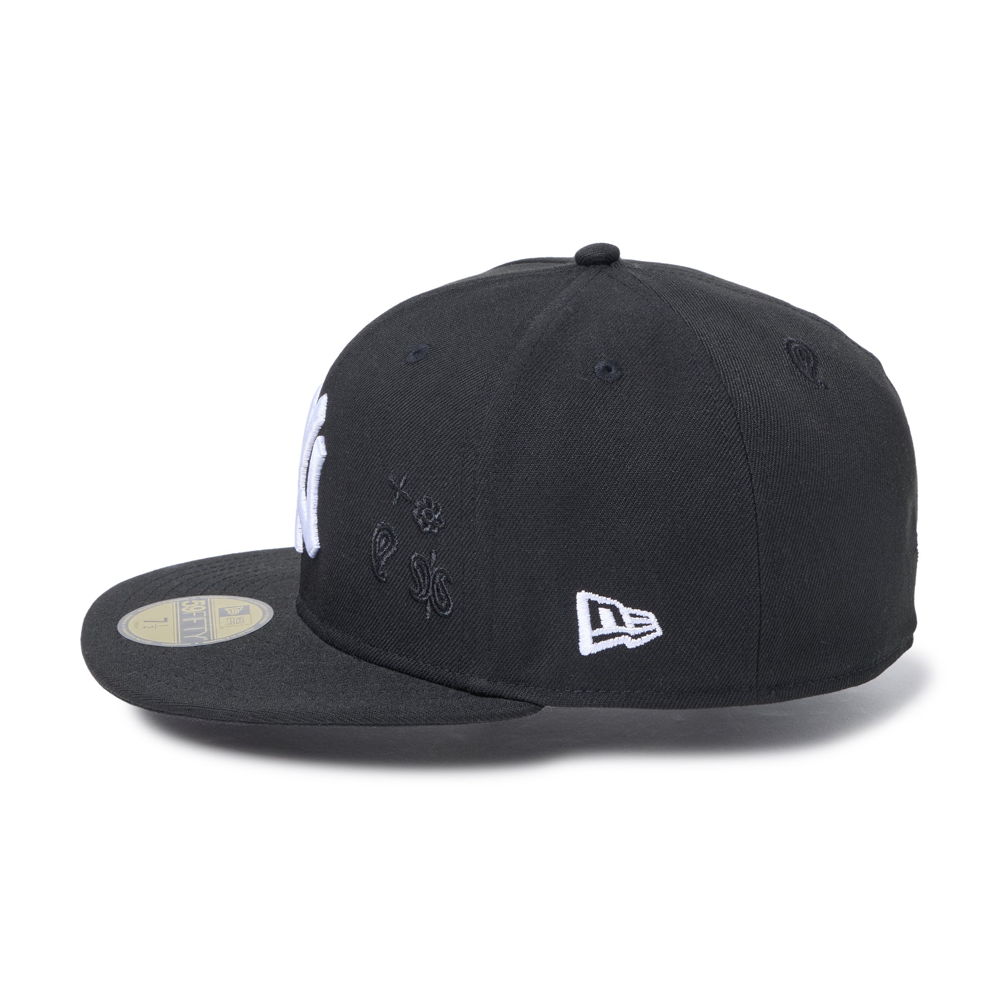 59FIFTY Paisley Embroidery ニューヨーク・ヤンキース ブラック – THE CAP
