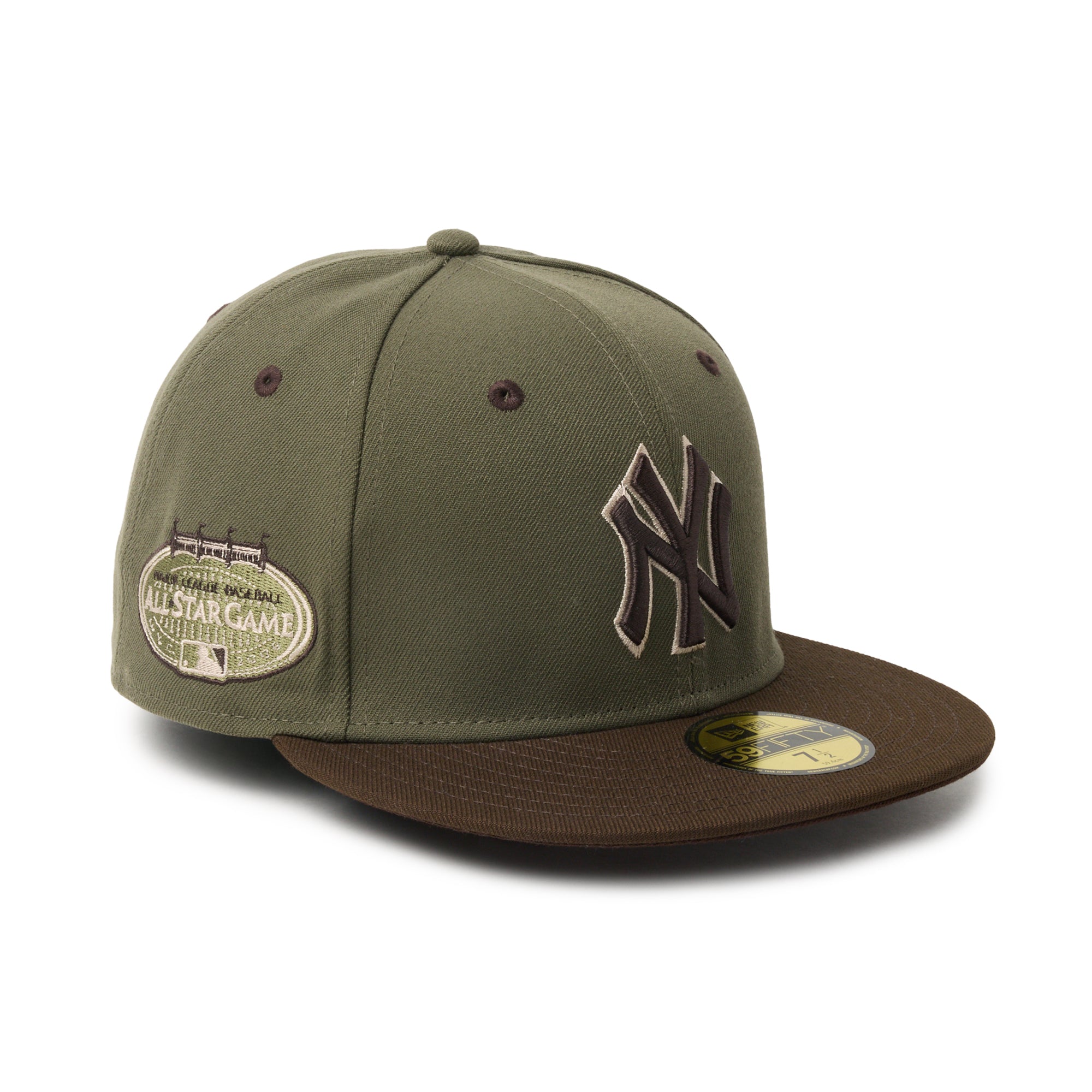 CHANELノベルティ　キャップ　オリーブ色 59FIFTY MLB Camouflage Color ニューヨーク・ヤンキース Color