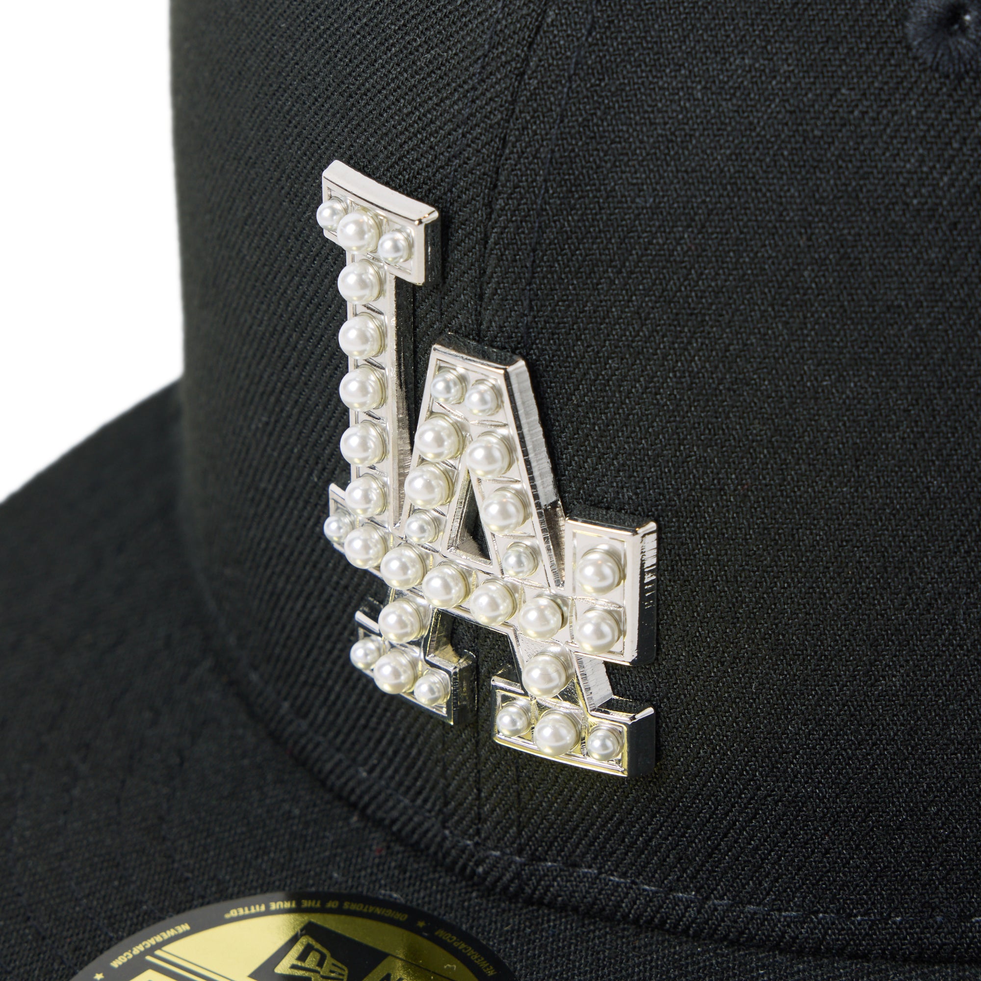 59FIFTY MLB Pearl Badge ロサンゼルス・ドジャース ブラック – THE CAP