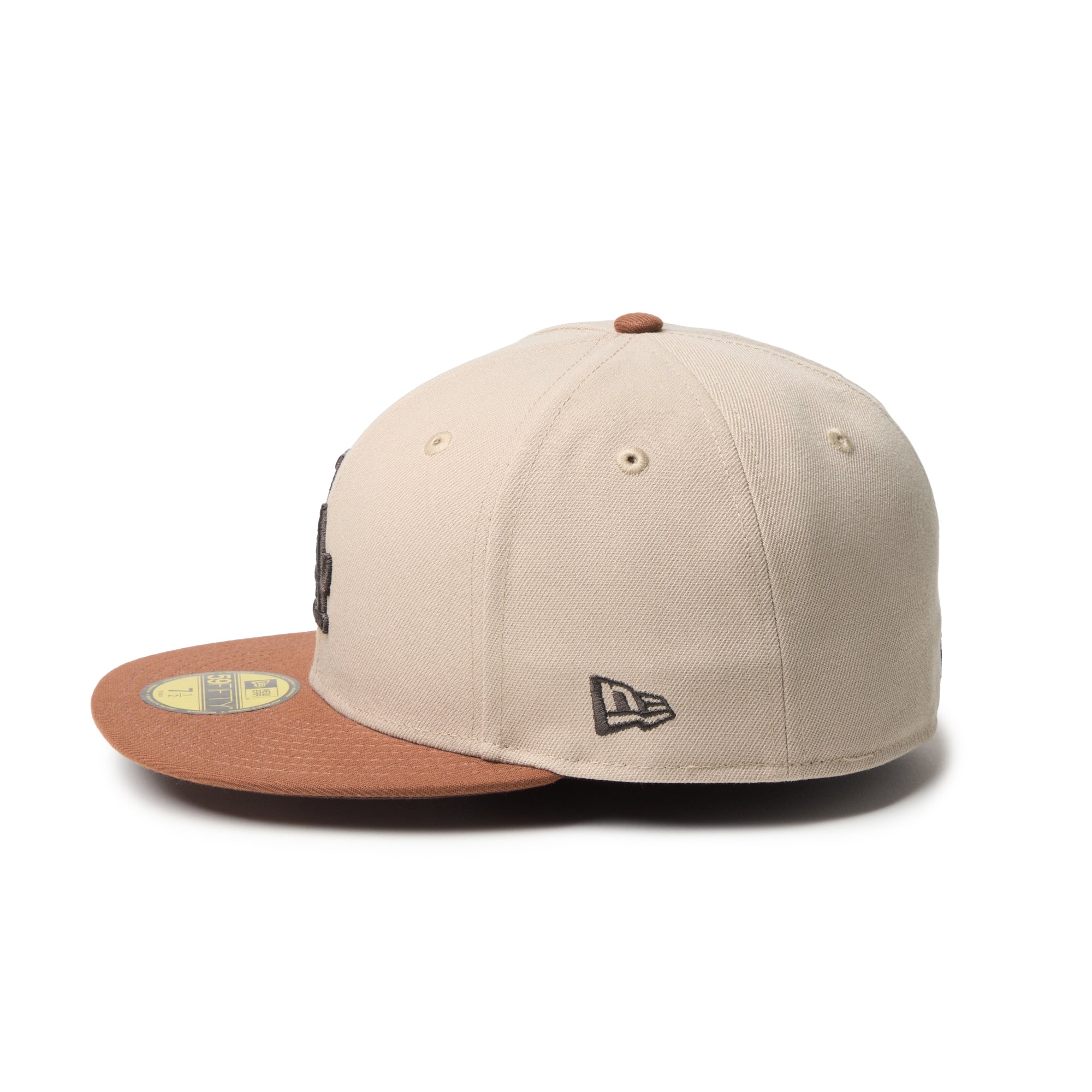 59FIFTY Mocha Mousse ロサンゼルス・ドジャース アッシュブラウン