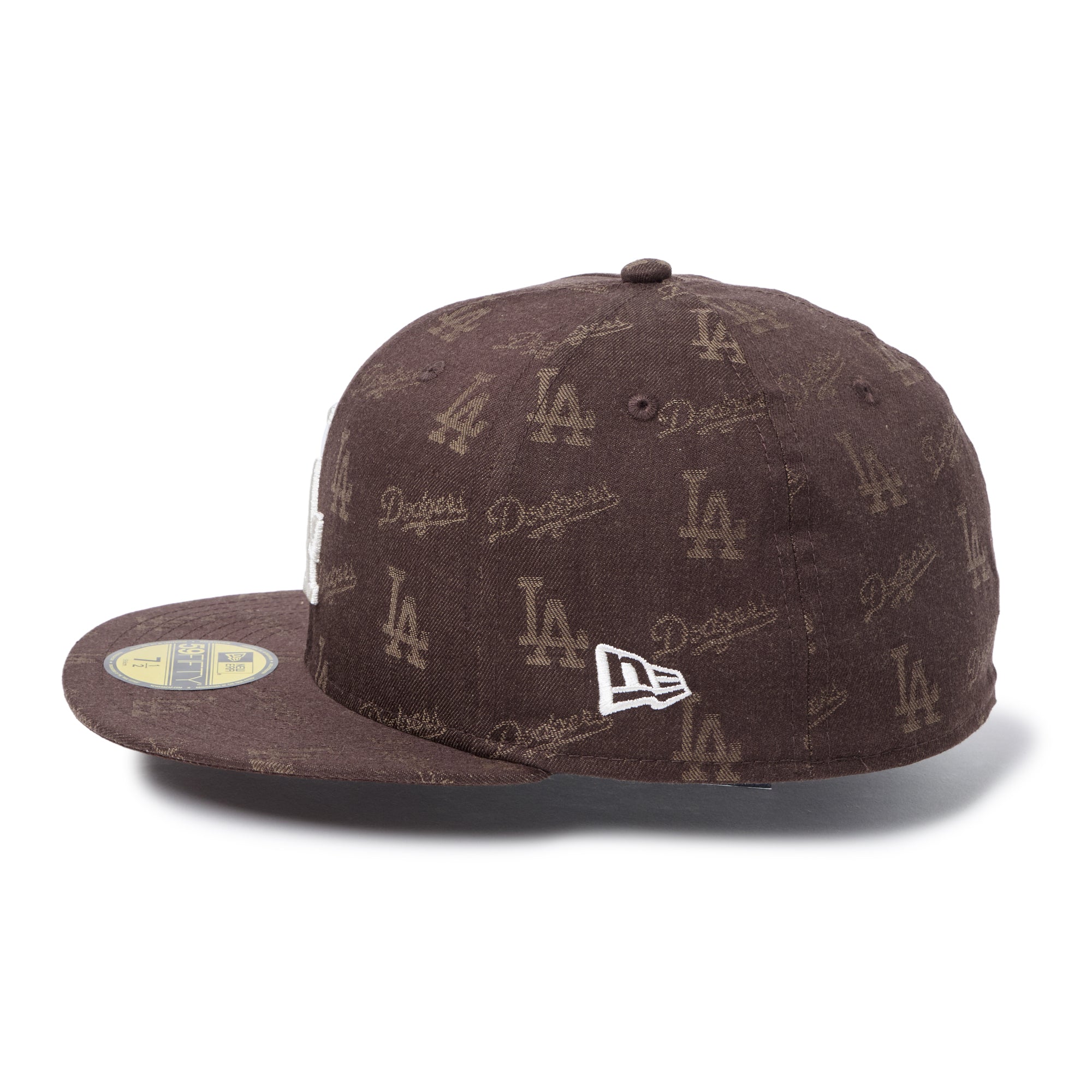 59FIFTY MLB Jacquard ロサンゼルス・ドジャース ブラウン – THE CAP