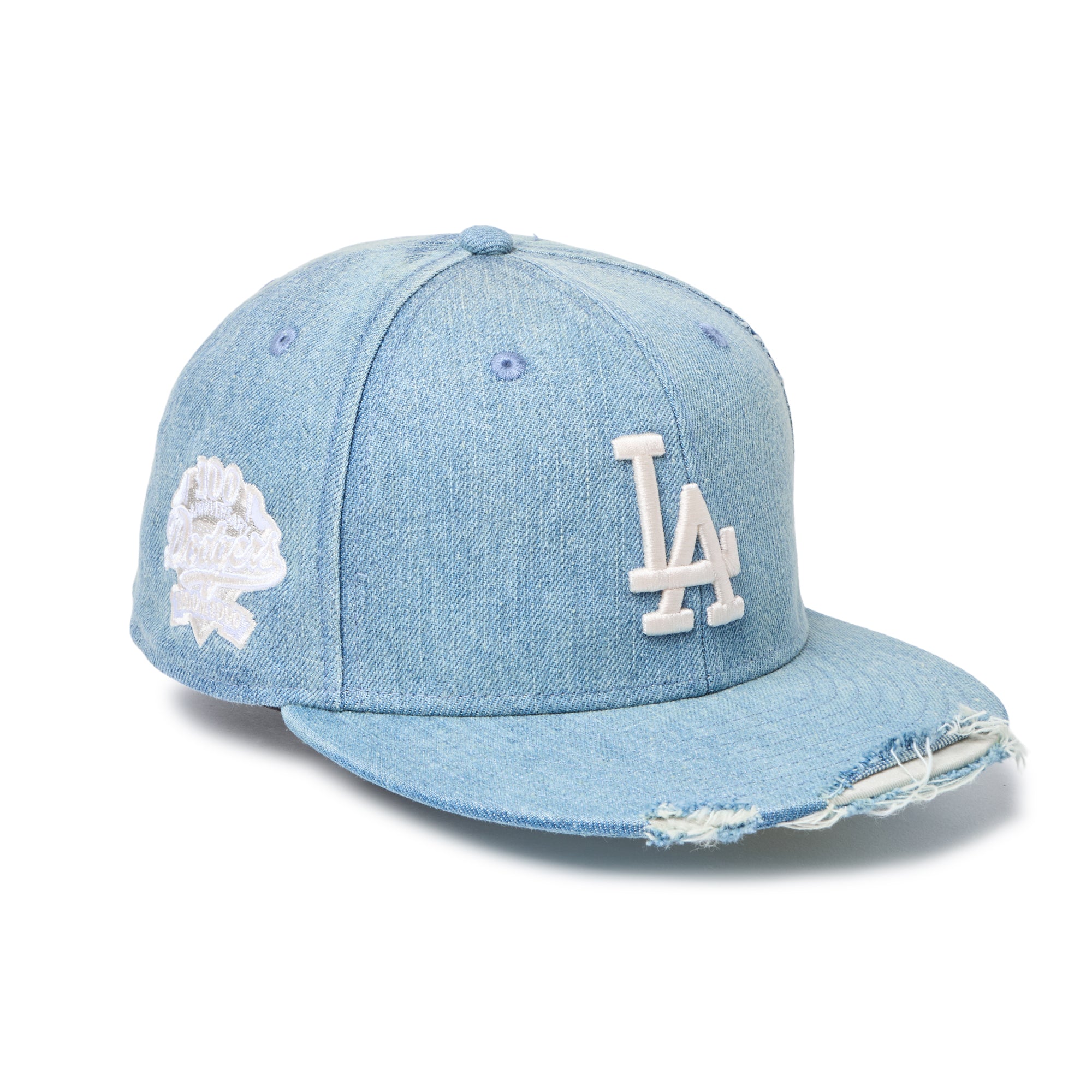【貴重色ネイビー】ロサンゼルス ドジャース アウター　チャック破損あり 59FIFTY MLB Damaged Cap ロサンゼルス・ドジャース ネイビー – THE CAP