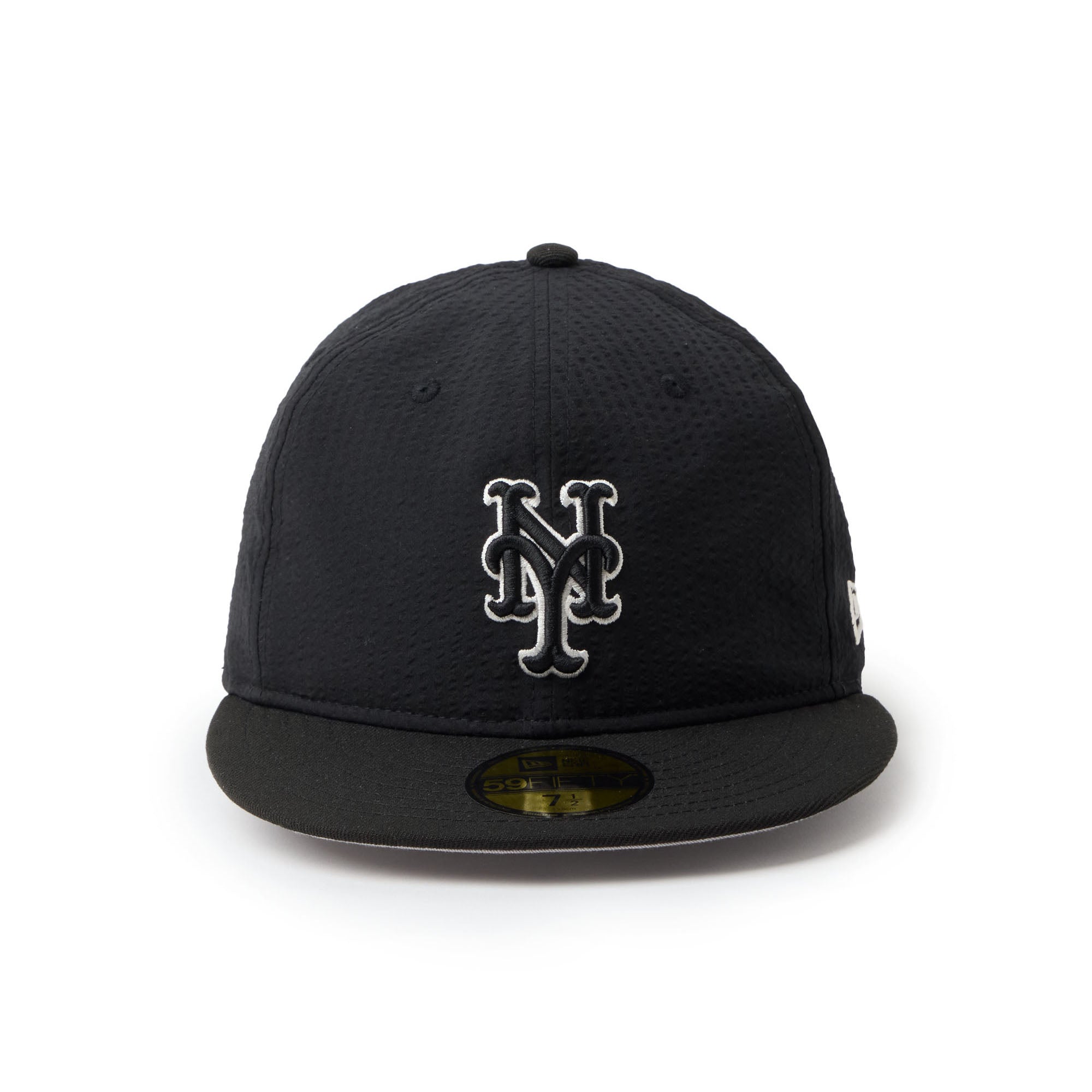 59FIFTY ソフトバックラム Seersucker ニューヨーク・メッツ ブラック