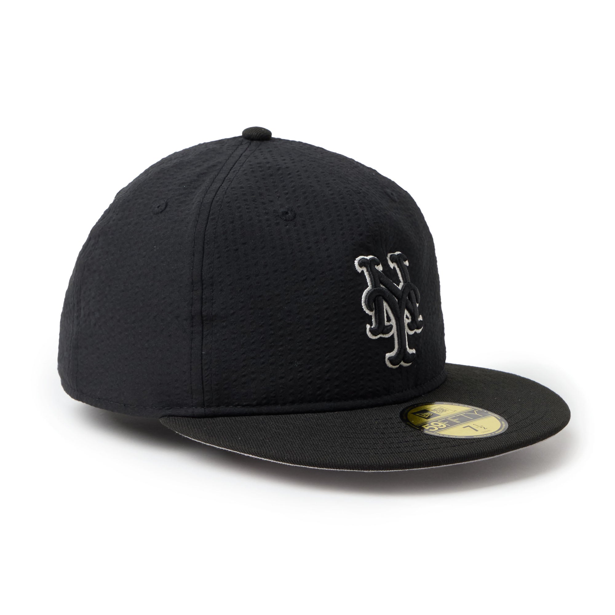 59FIFTY ソフトバックラム Seersucker ニューヨーク・メッツ ブラック
