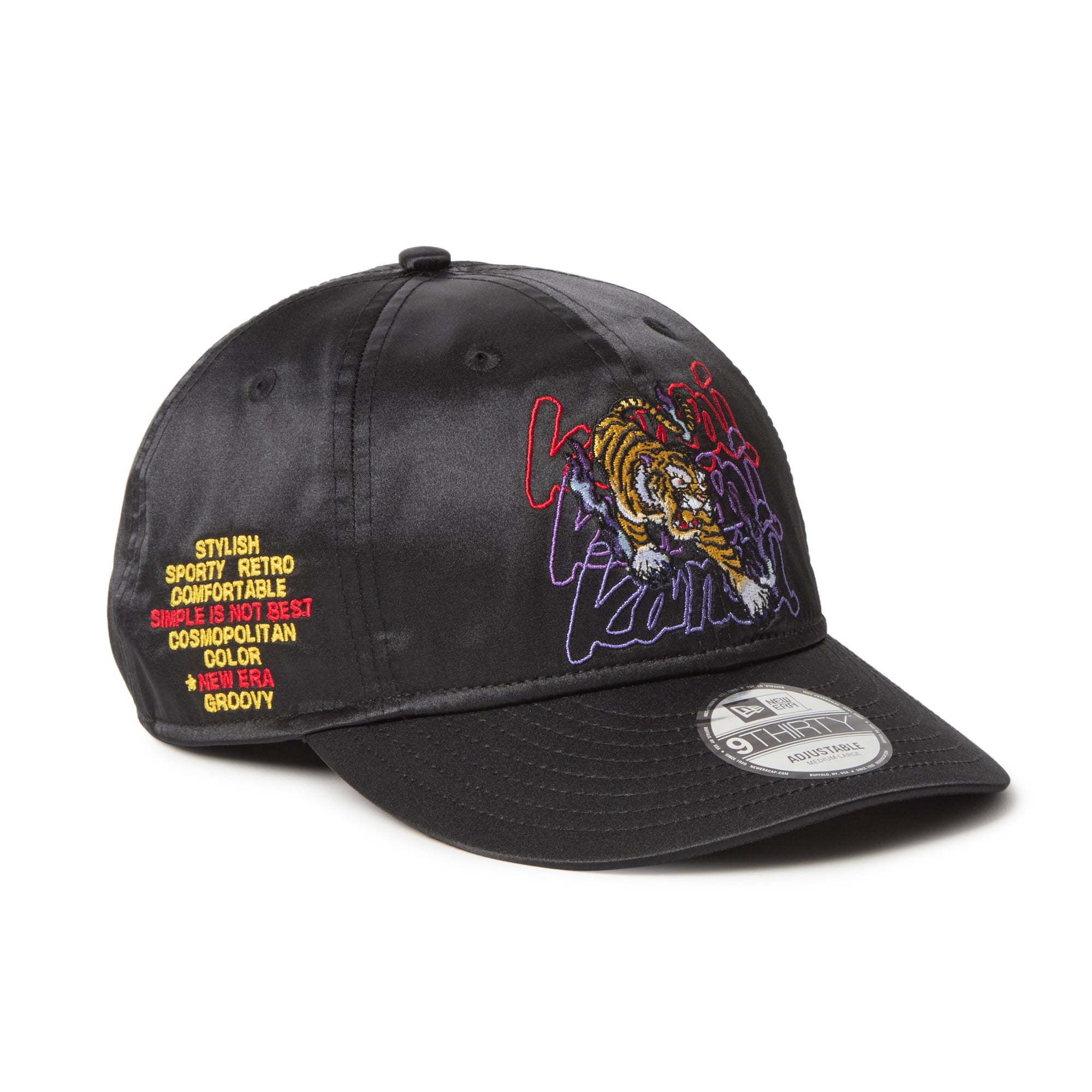 9THIRTY kansaï yamamoto 虎 サテン ブラック – THE CAP