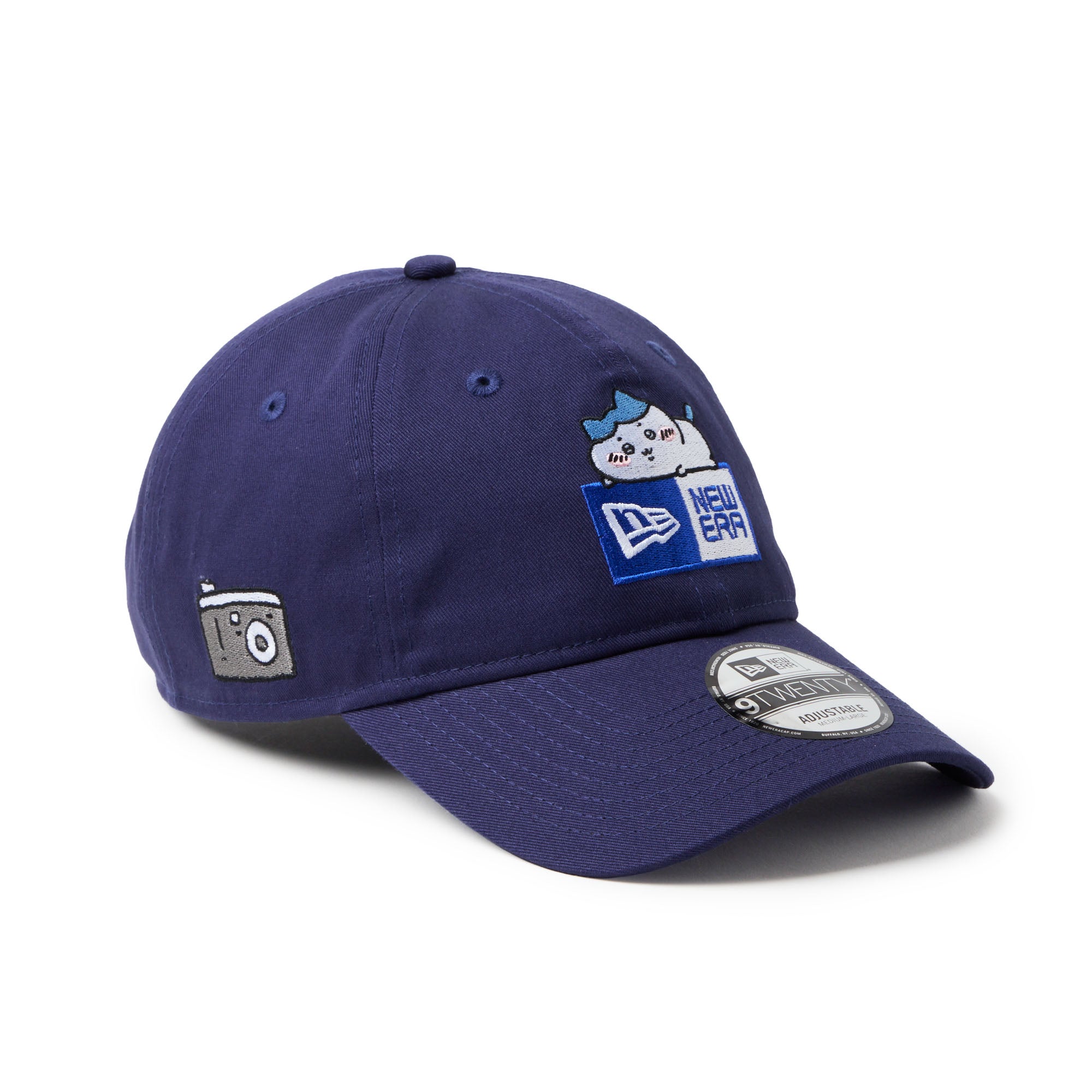 はちわれ品 9TWENTY ちいかわ / ボックスロゴ ハチワレ ライトネイビー – THE CAP