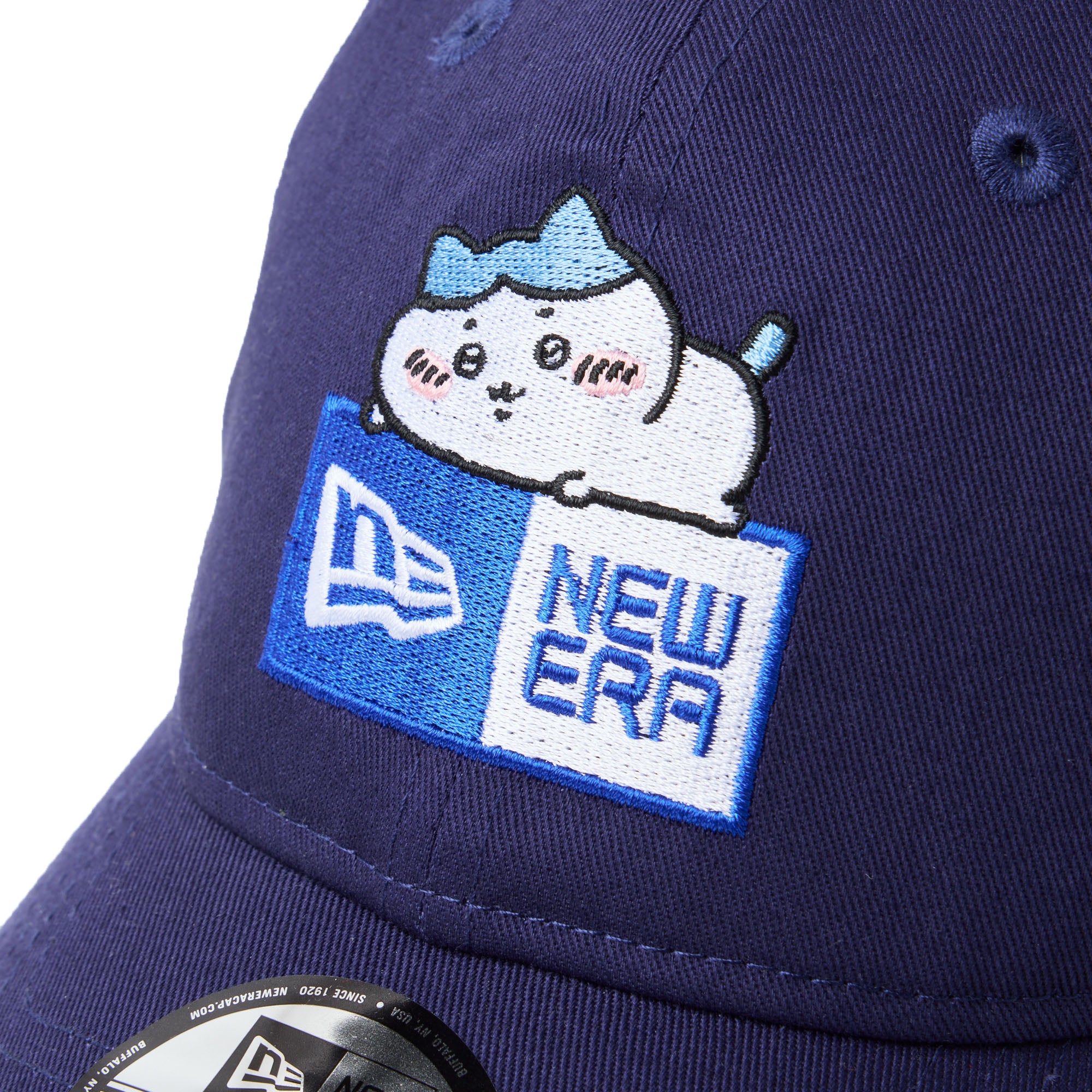 9TWENTY ちいかわ / ボックスロゴ ハチワレ ライトネイビー – THE CAP