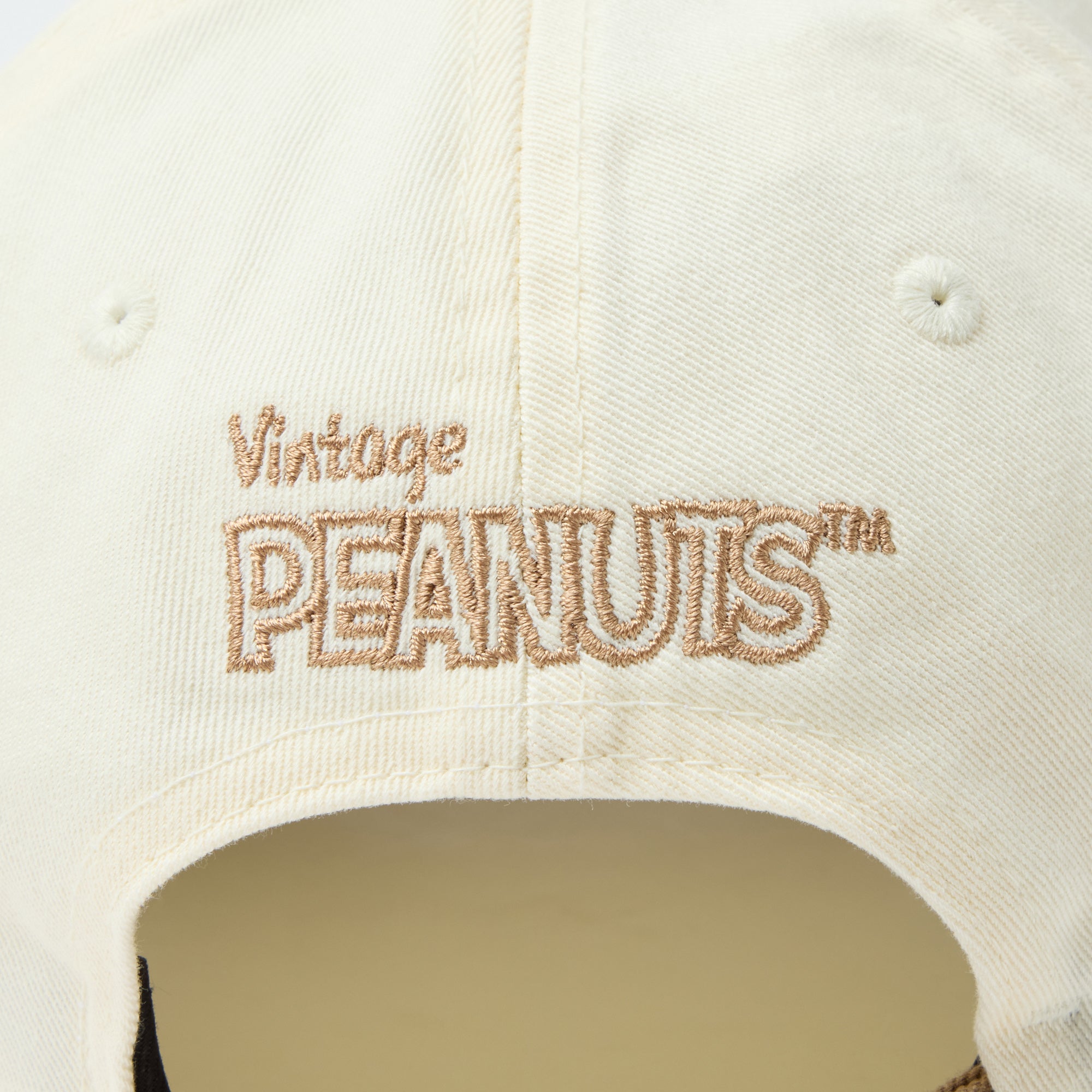 9TWENTY Vintage PEANUTS ピーナッツ 2-Tone クロームホワイト/カーキ