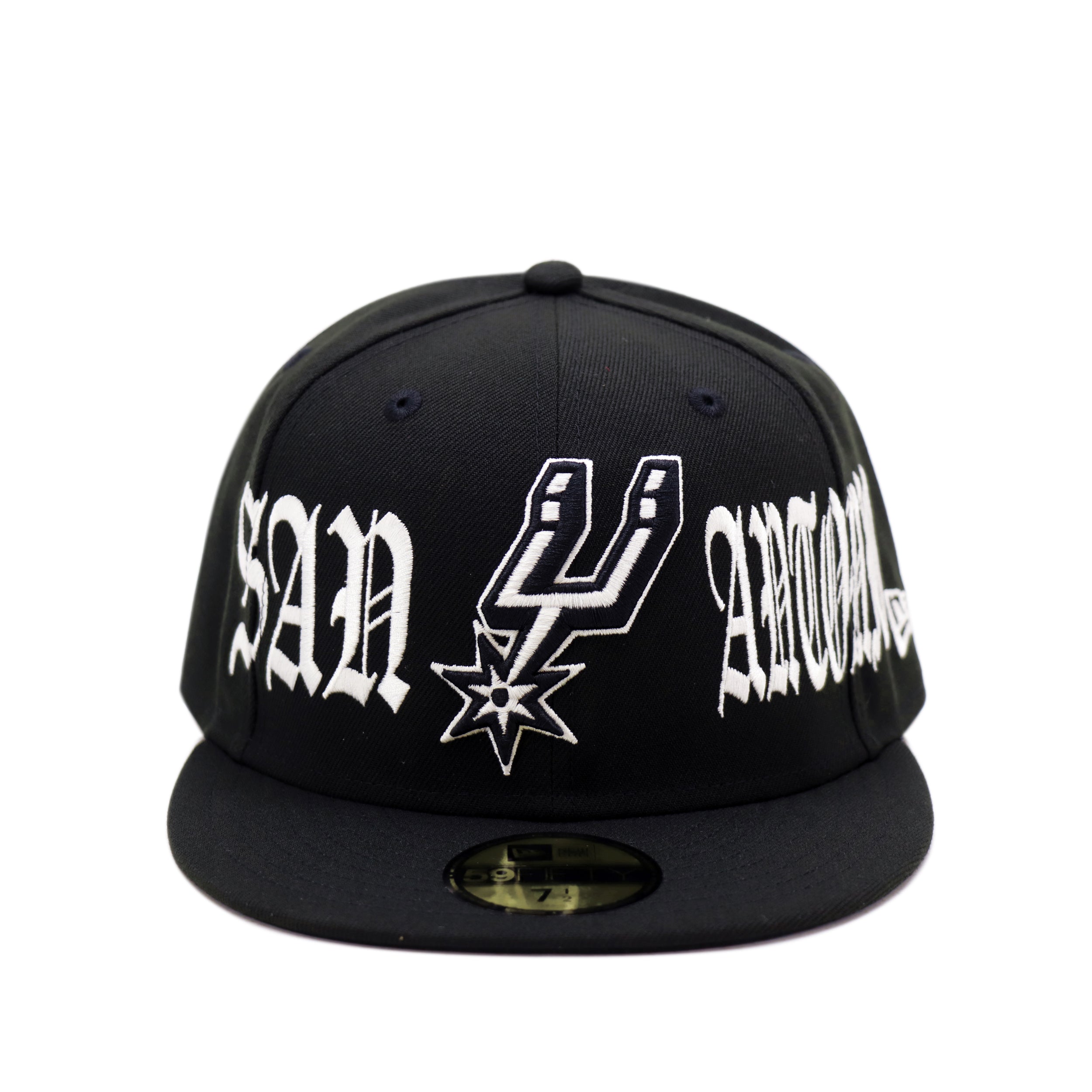 THE CAP 59FIFTY BLACK LETTER II サンアントニオ・スパーズ
