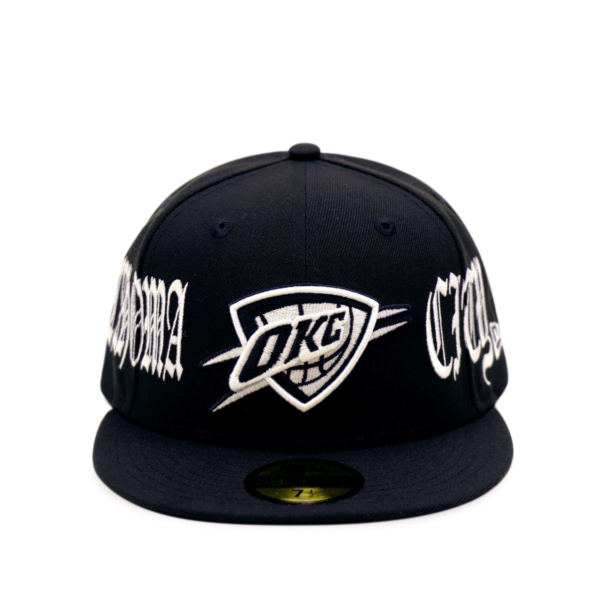 THE CAP 59FIFTY BLACK LETTER II オクラホマシティ・サンダー