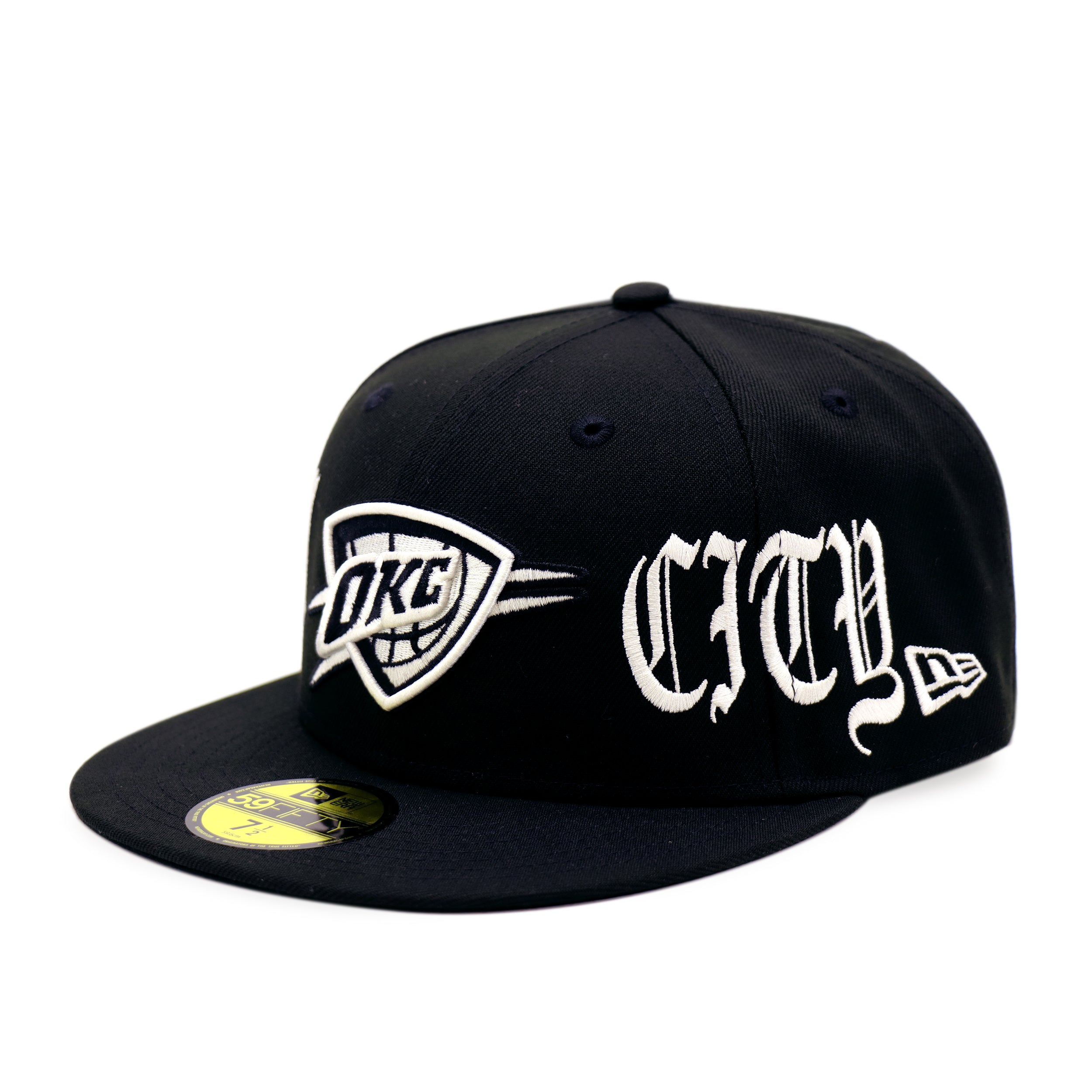 THE CAP 59FIFTY BLACK LETTER II オクラホマシティ・サンダー
