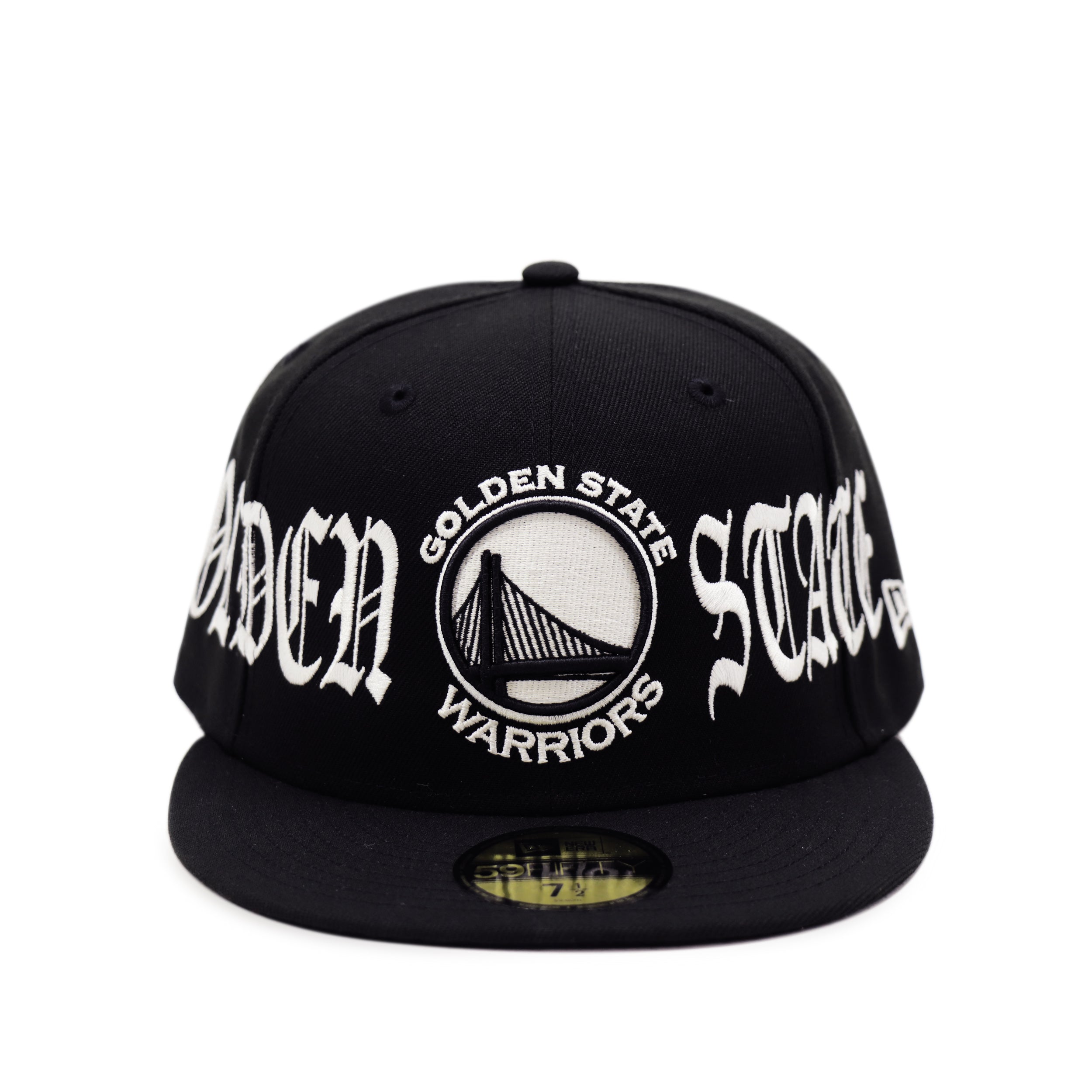 THE CAP 59FIFTY BLACK LETTER II ゴールデンステート・ウォリアーズ
