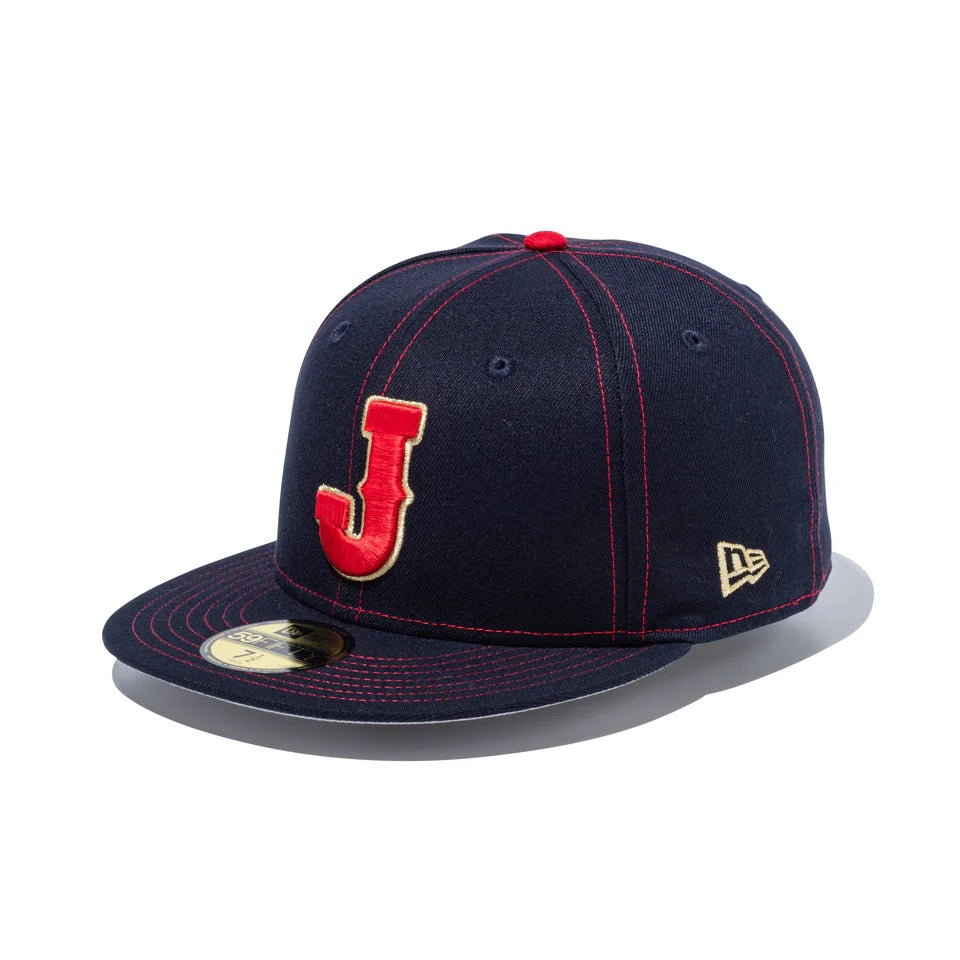 World Baseball Classic ネイビー/スカーレット　WBC 59FIFTY World Baseball Classic J ロゴ ネイビー/スカーレット – THE CAP