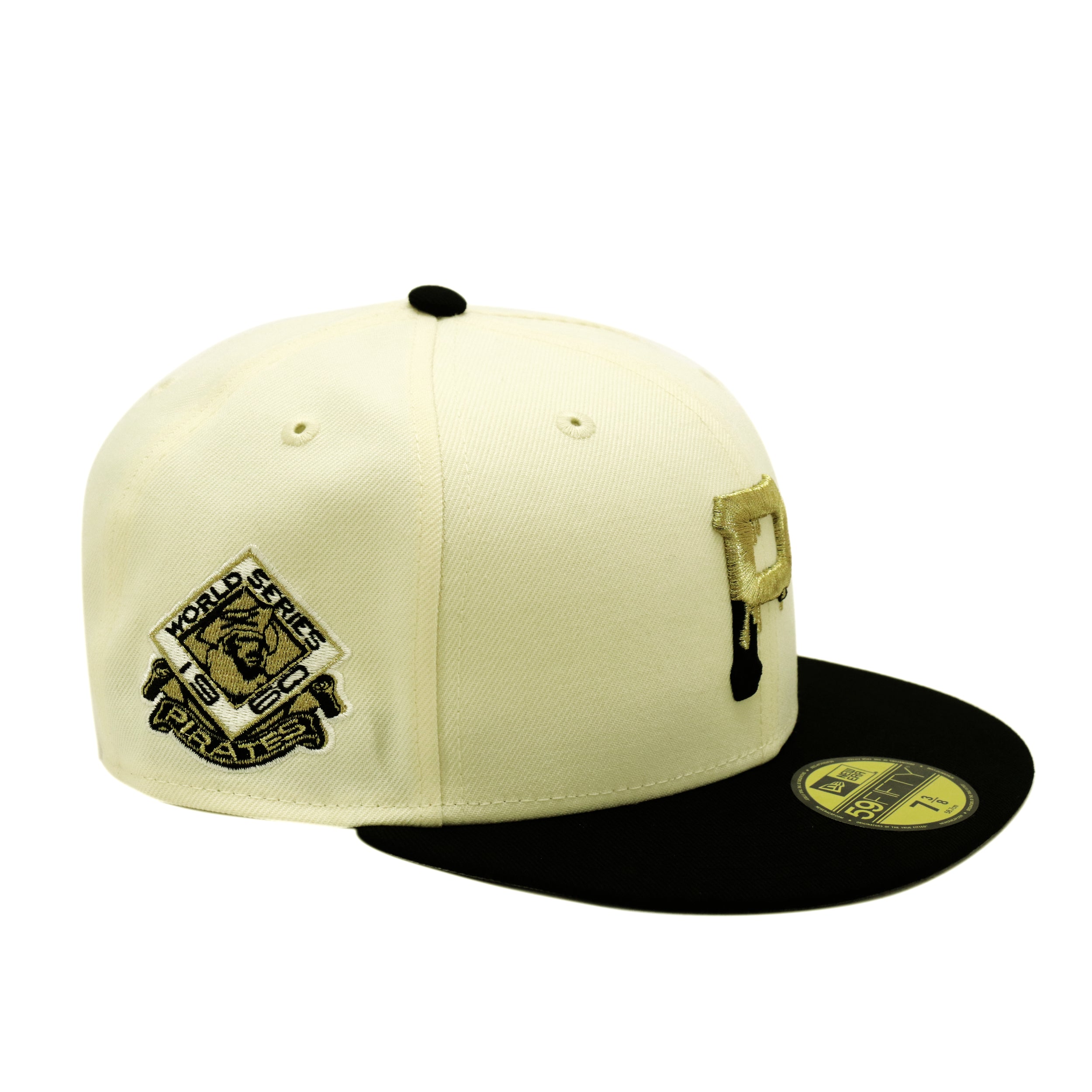 ぴページ THE CAP 59FIFTY Super Drip ピッツバーグ・パイレーツ クロムホワイト