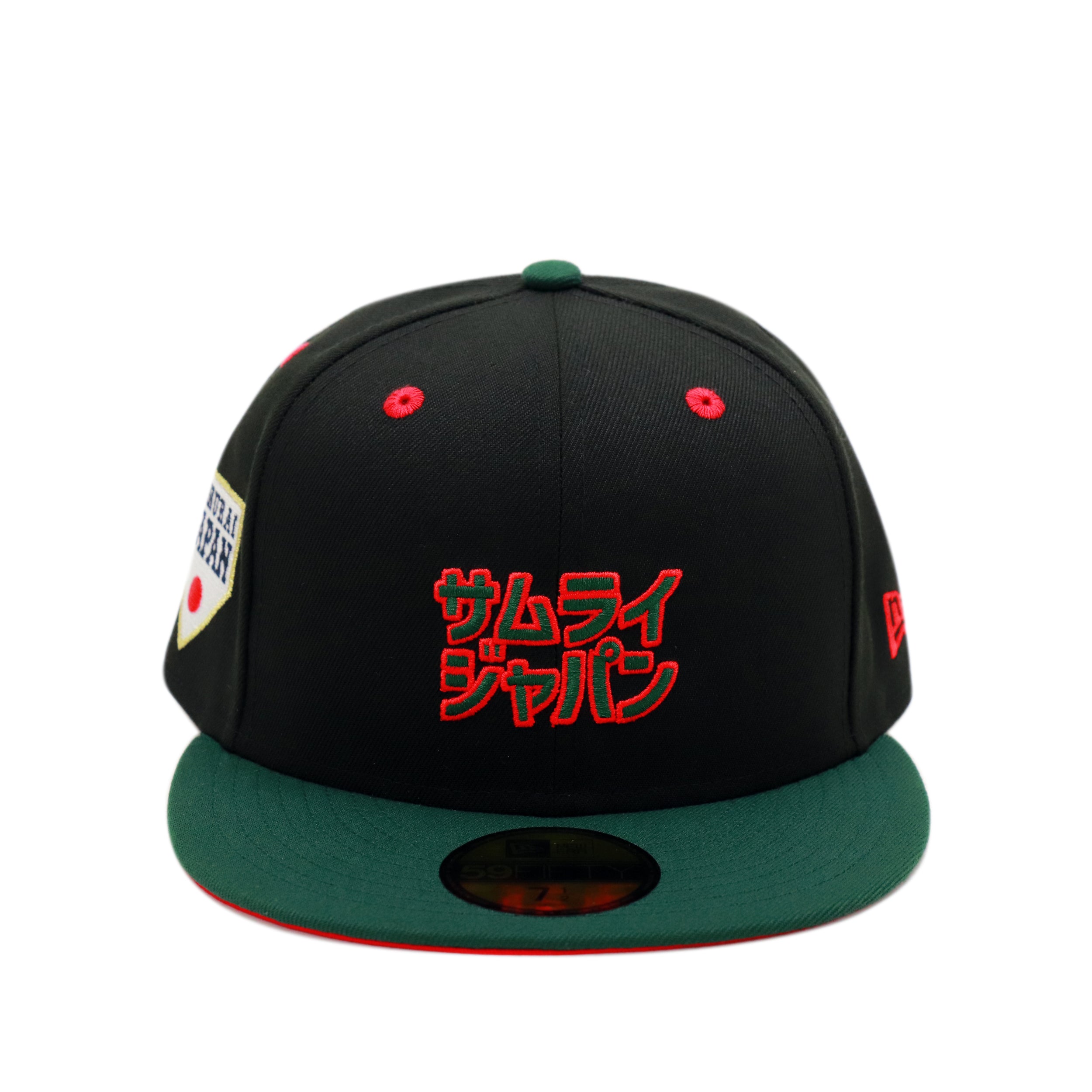 THE CAP 59FIFTY SAMURAI JAPAN カタカナ ブラック/ダークグリーン