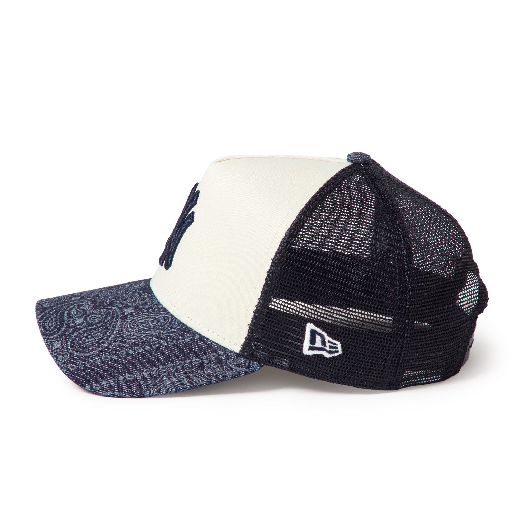 9FORTY A-Frame トラッカー Laser Burn Out Denim ニューヨーク