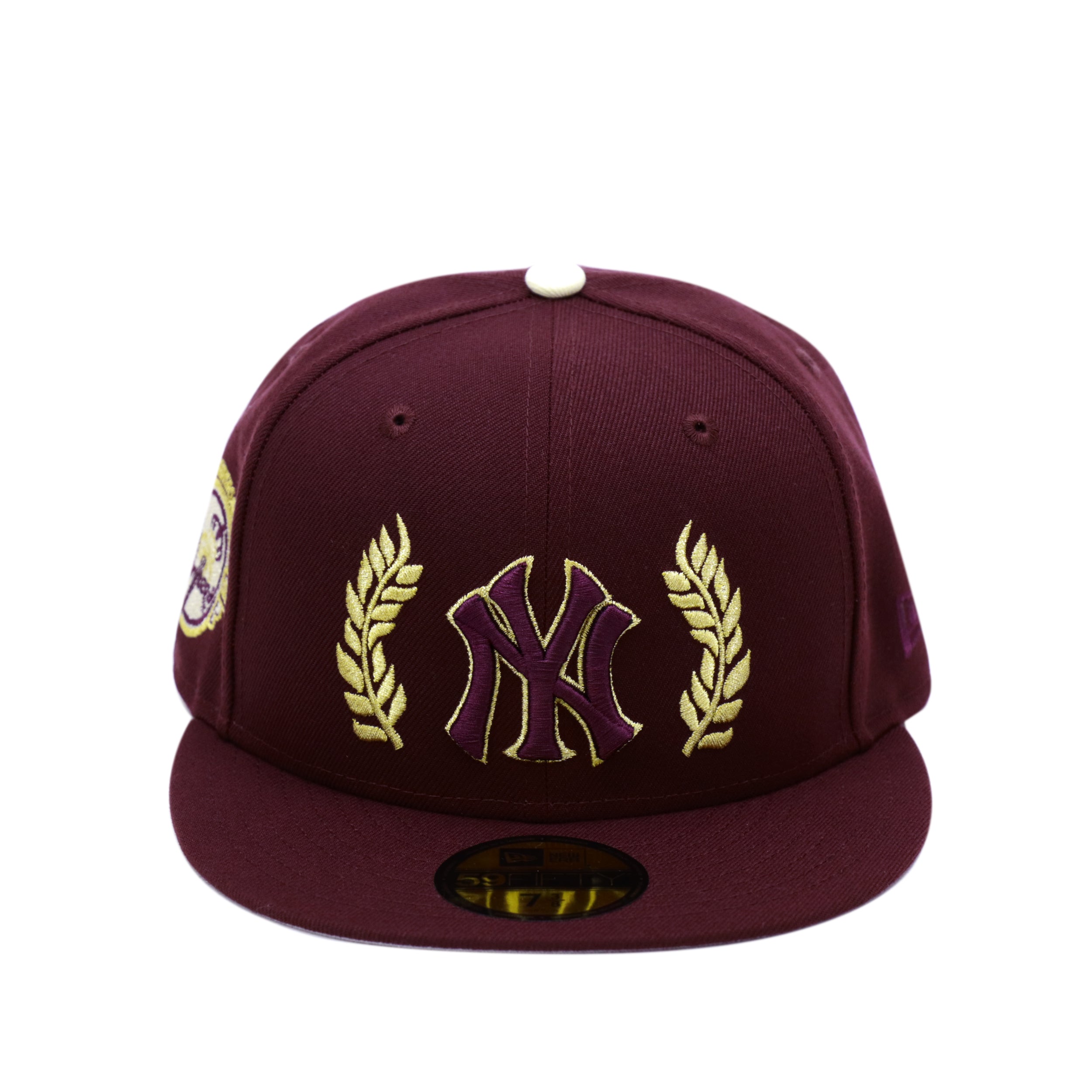 THE CAP 59FIFTY LAUREL WREATH ニューヨーク・ヤンキース マルーン
