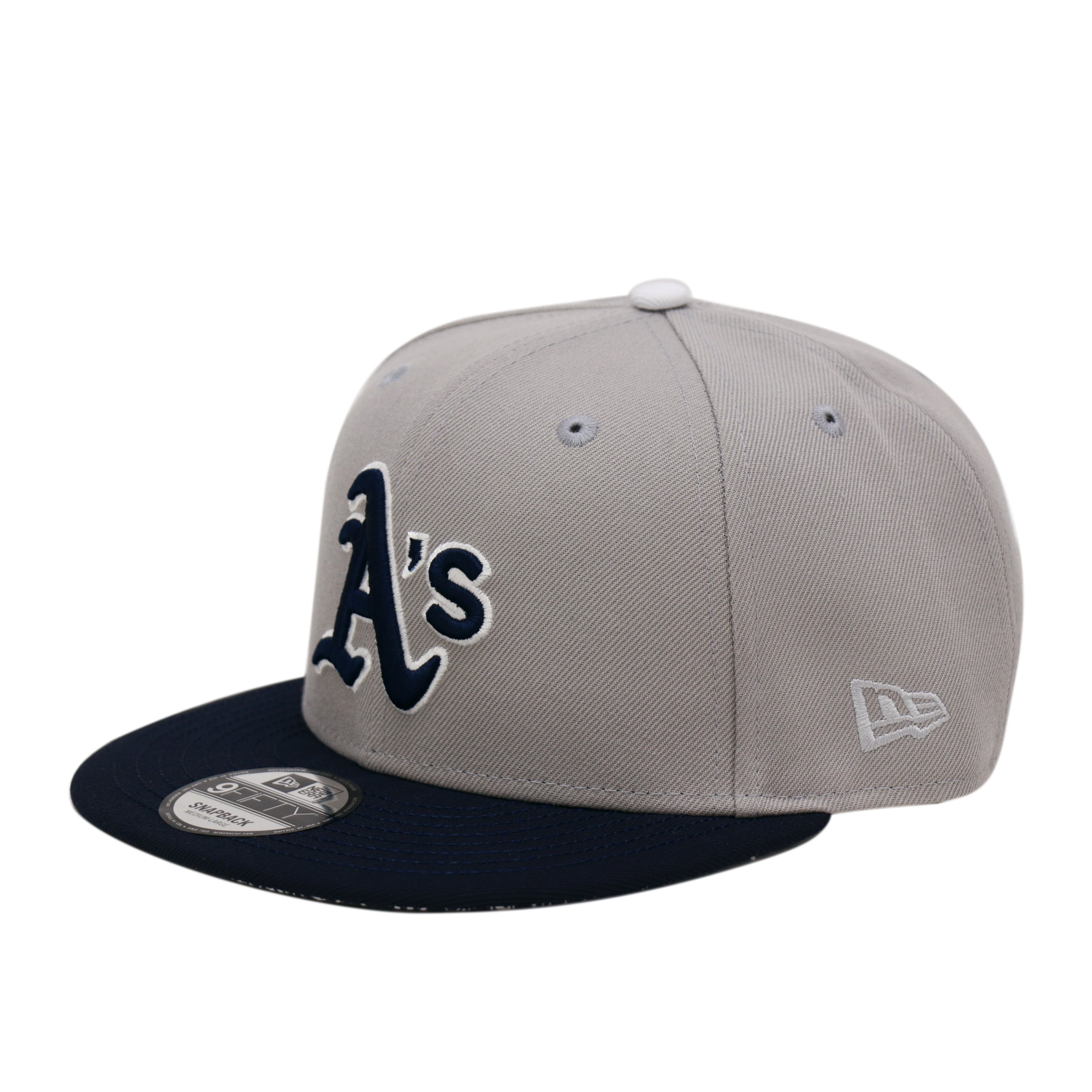 THE CAP 9FIFTY PAISLEY BLOCK アスレチックス グレー/ネイビー