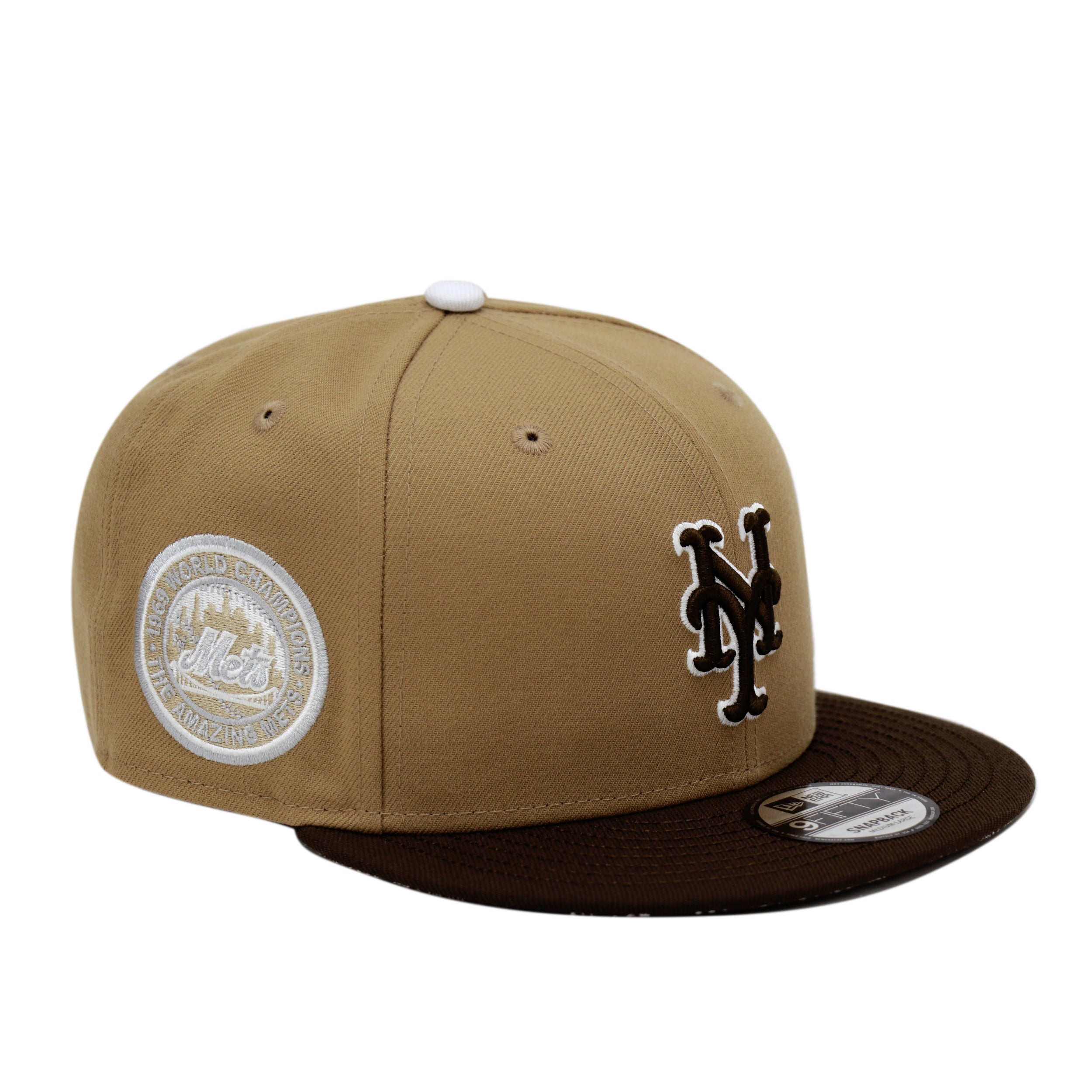 THE CAP 9FIFTY PAISLEY BLOCK ニューヨーク・メッツ ベージュ/ブラウン