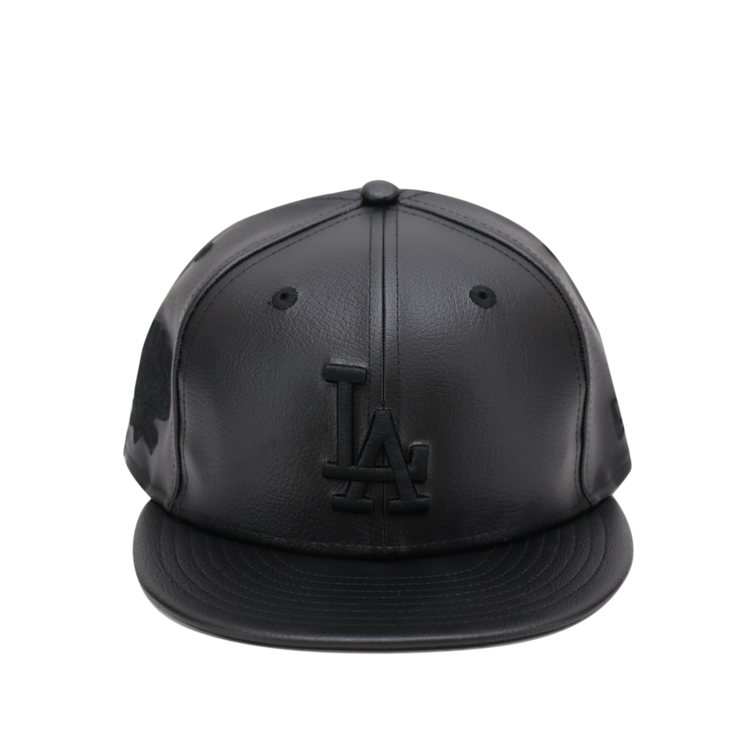 THE CAP 59FIFTY REFINED LEATHER Ⅱ ロサンゼルス・ドジャース ブラック
