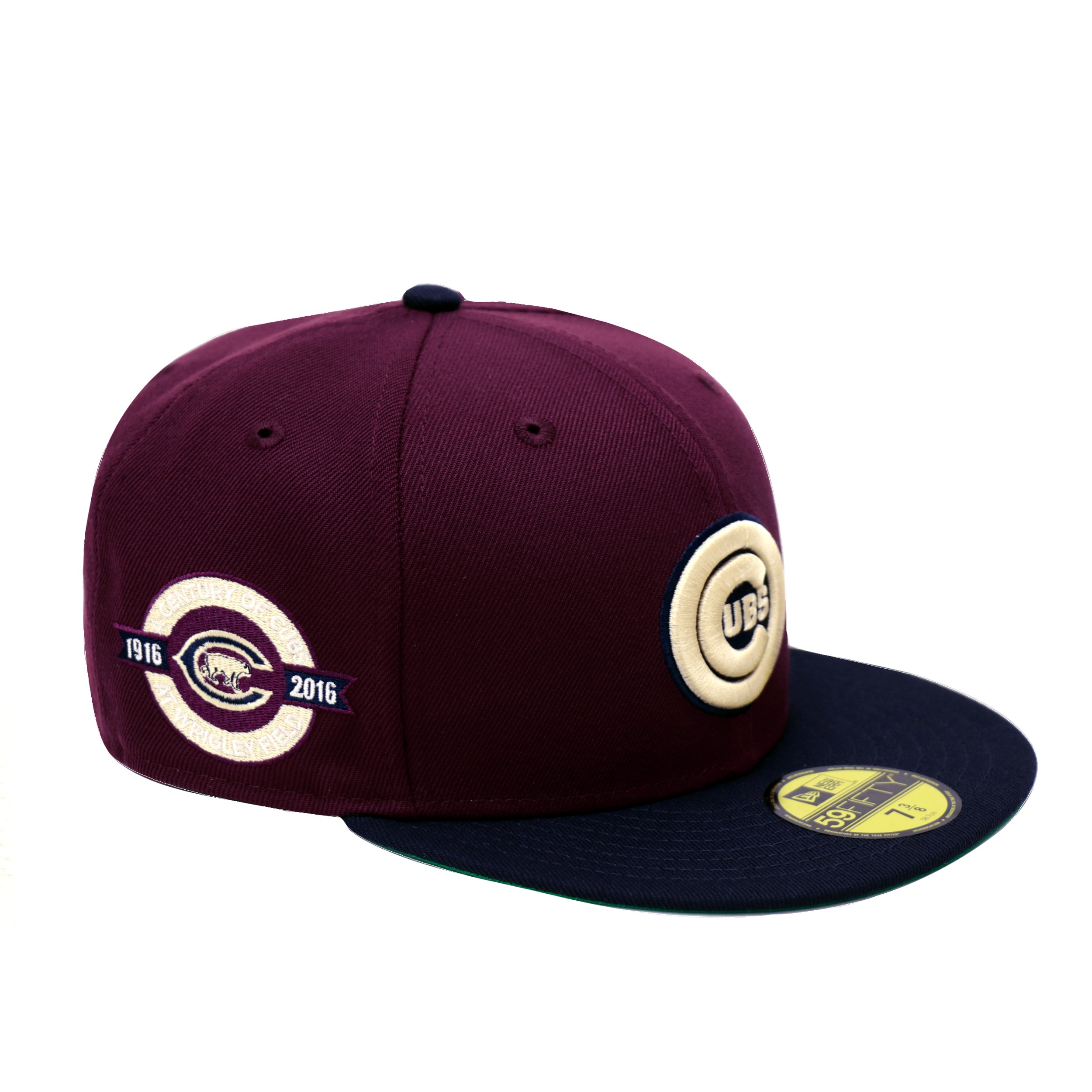 かぶおページ THE CAP 59FIFTY TRADITIONAL CREW シカゴ・カブス マルーン/ネイビー