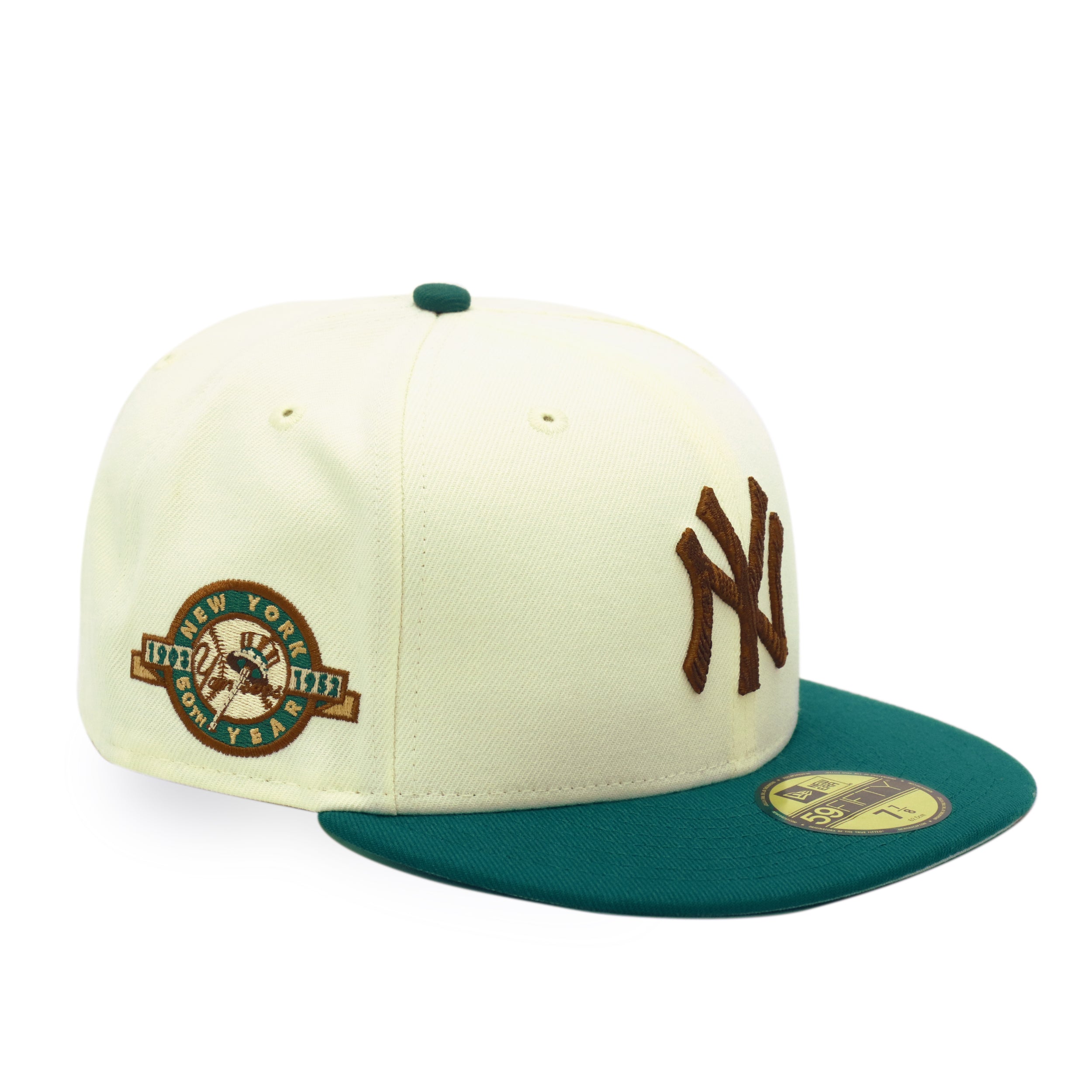 THE CAP 59FIFTY CAMP ニューヨーク・ヤンキース クロムホワイト/グリーン