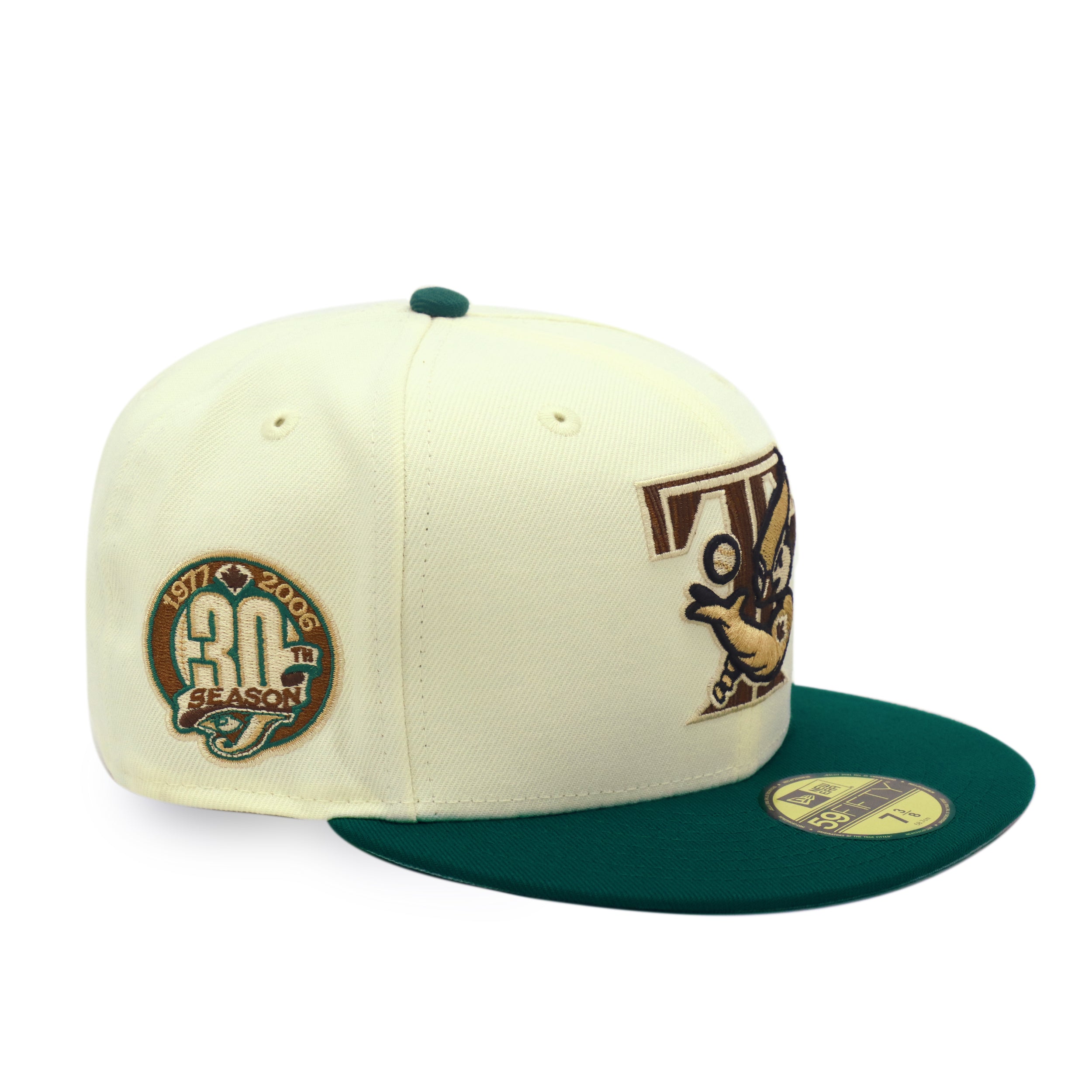 THE CAP 59FIFTY CAMP トロント・ブルージェイズ クロムホワイト/グリーン