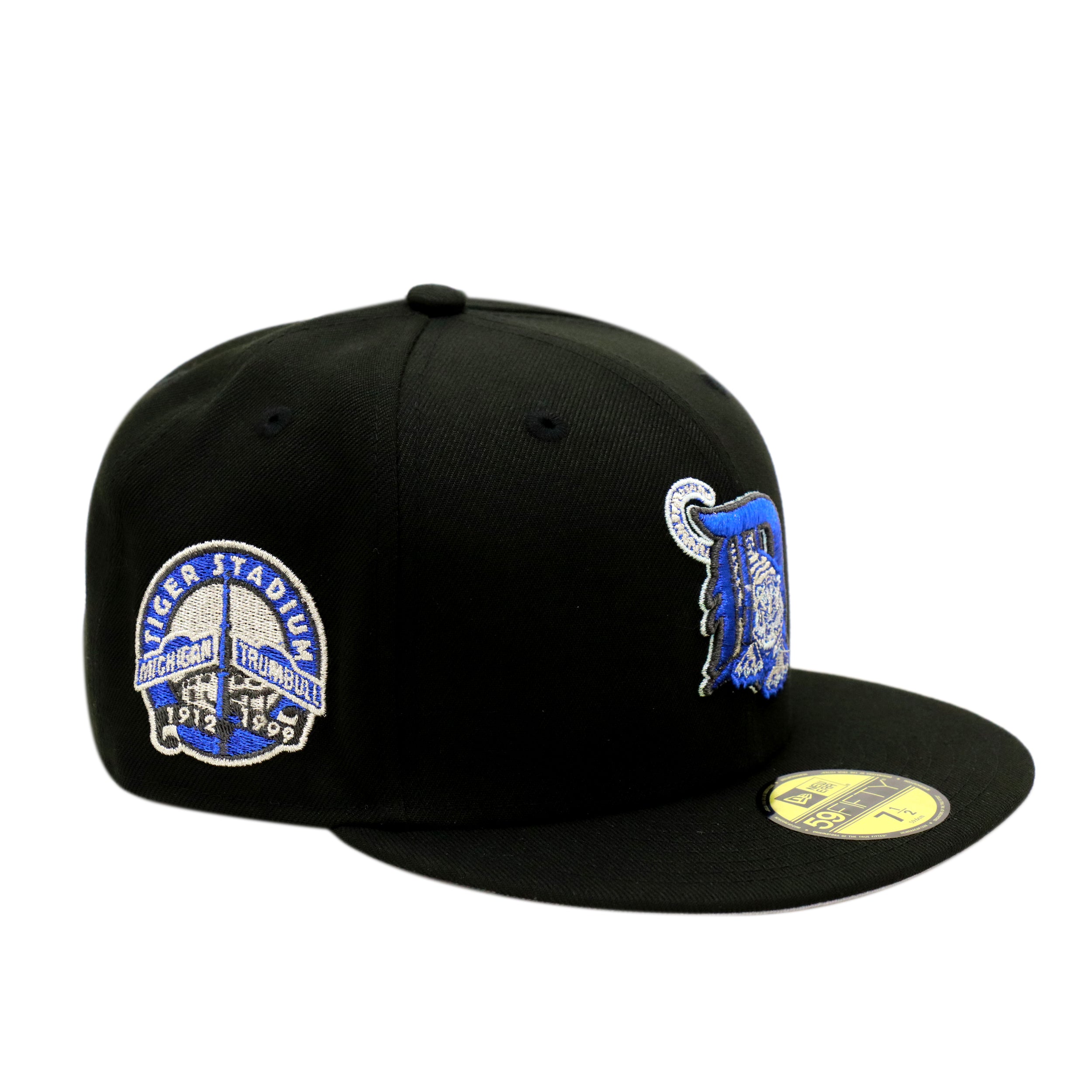 はやめねほらや　デトロイト・タイガース (V) #35 ジャスティン THE CAP 59FIFTY METALLIC HORUS デトロイト・タイガース ブラック