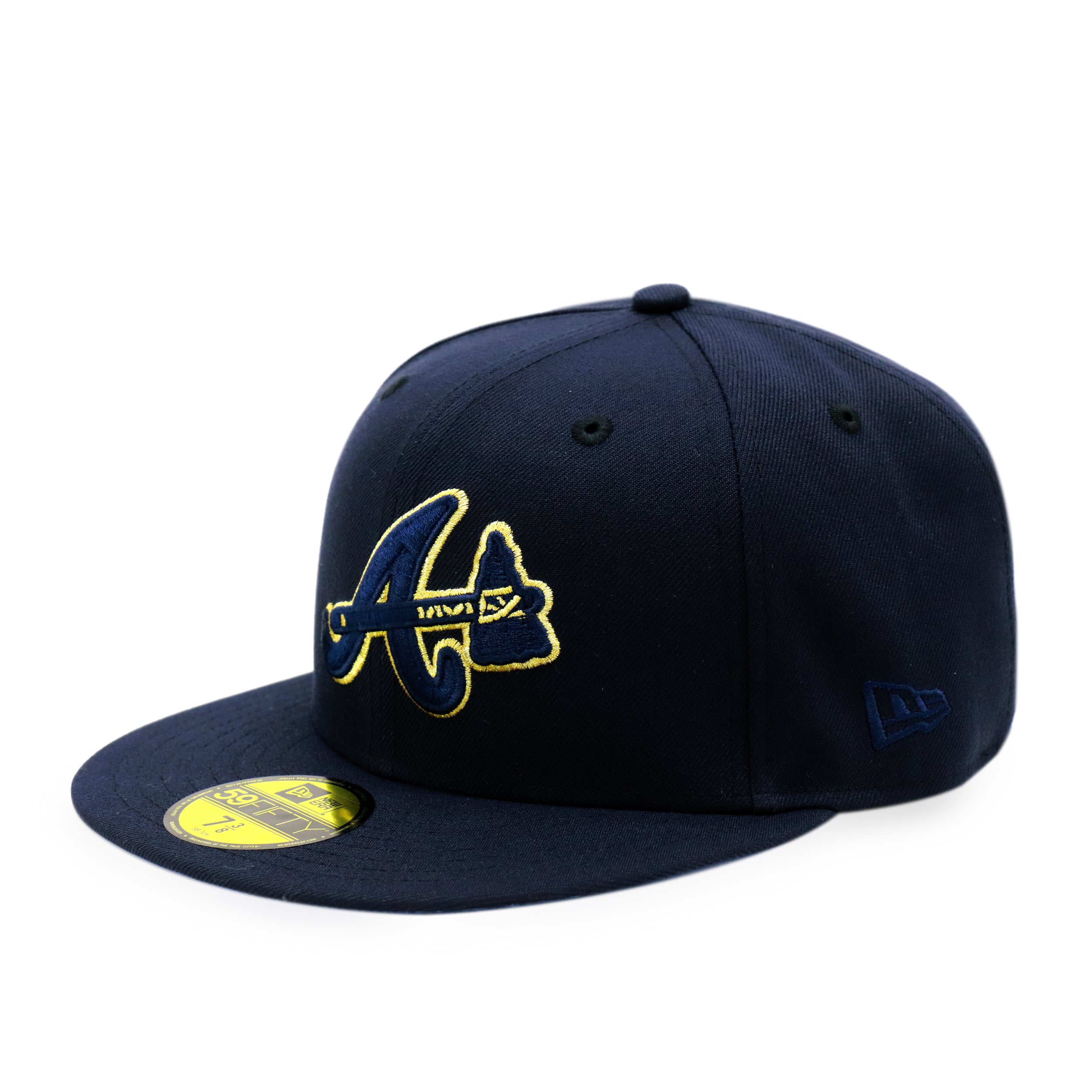 THE CAP 59FIFTY LIGHT IN THE DARK アトランタ・ブレーブス ネイビー
