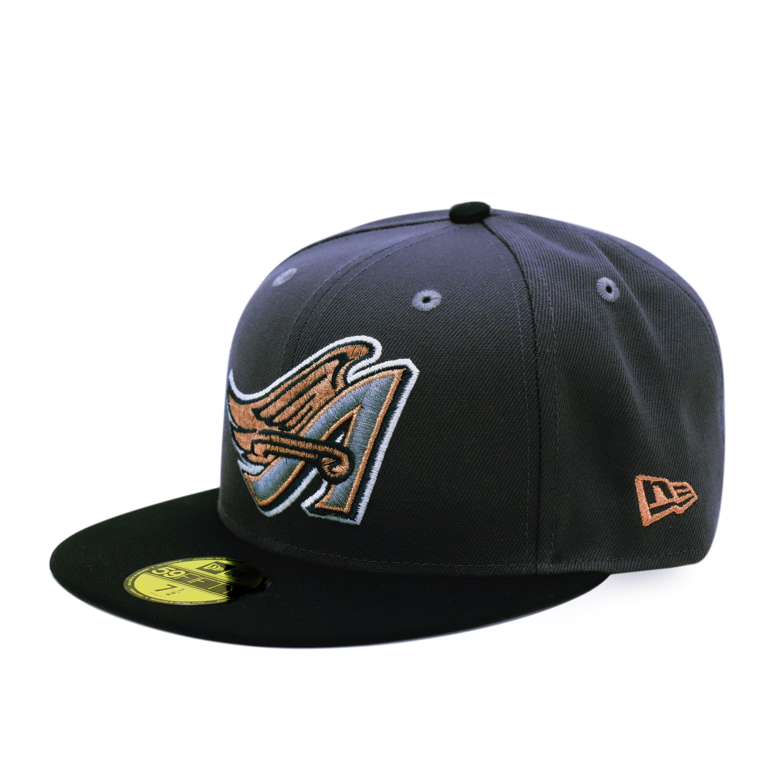 NEWERA59FIFTYLAエンゼルスエンジェルカスタムキャップブラック5/8 NEWERA59FIFTYLAエンジェルスエンジェルカスタムキャップブラック58