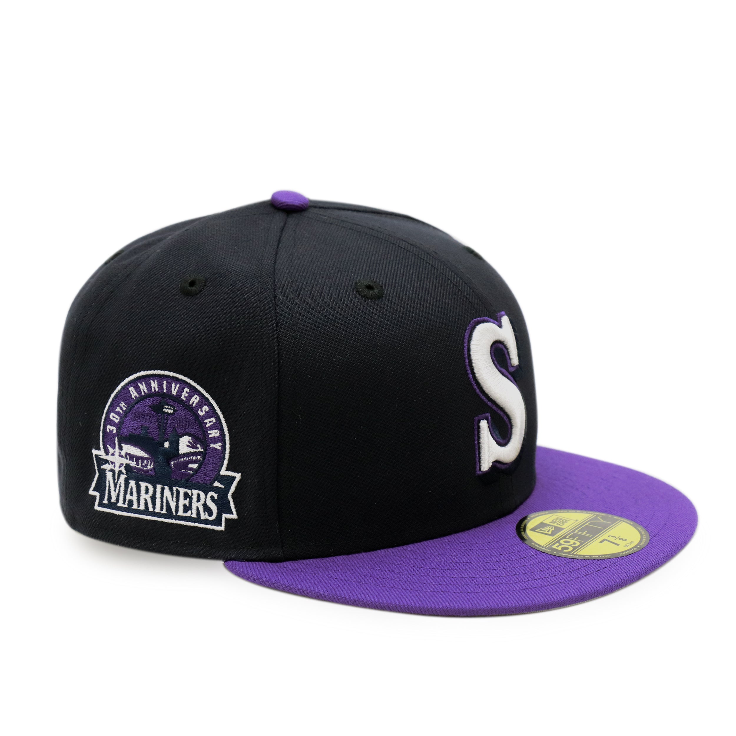 THE CAP 59FIFTY SLOW JAM シアトル・マリナーズ ネイビー/パープル