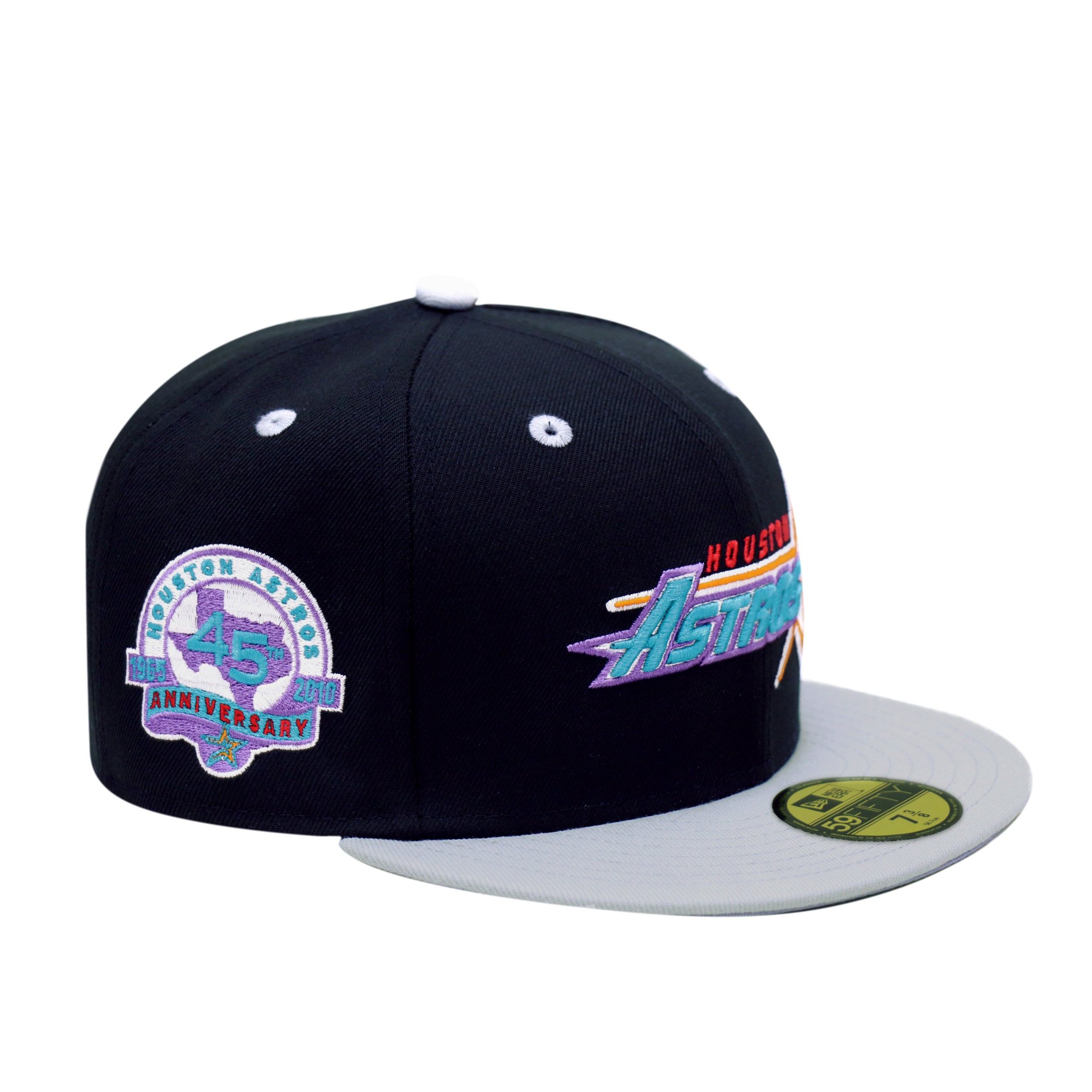 THE CAP 59FIFTY VIVID CODE ヒューストン・アストロズ ブラック/グレー